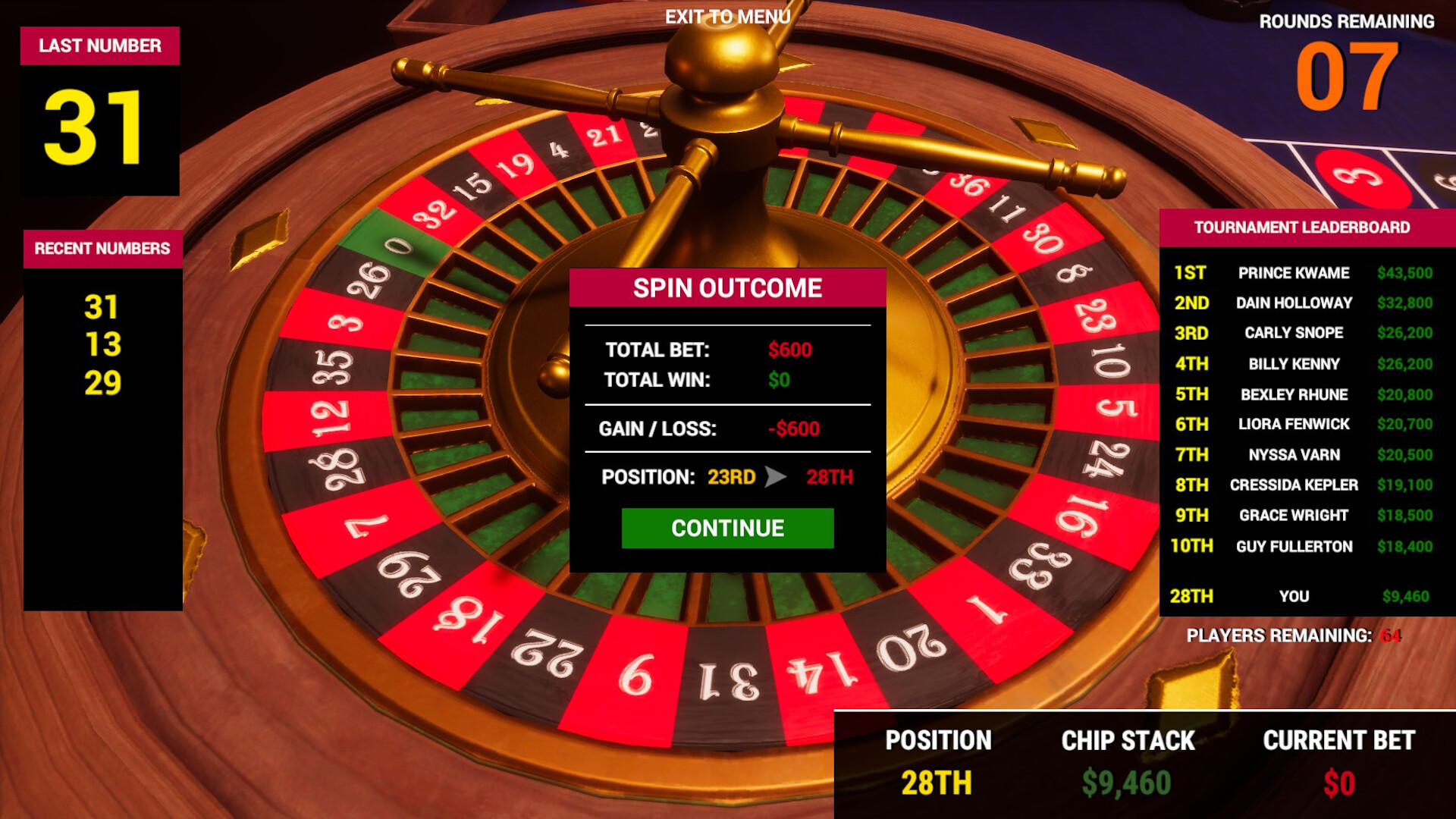 FJN Roulette Cup screenshot 1