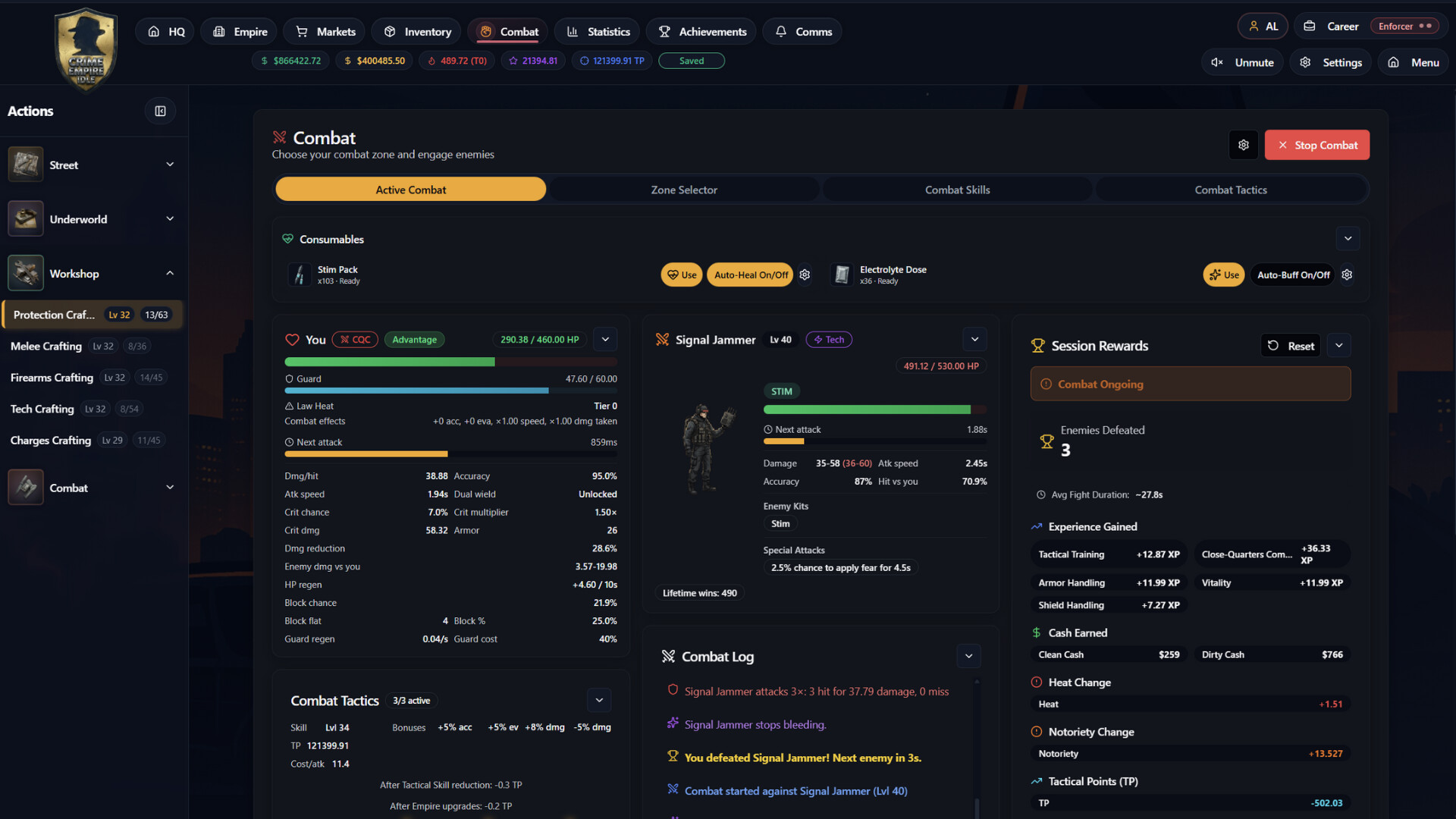 Crime Empire Idle screenshot 8