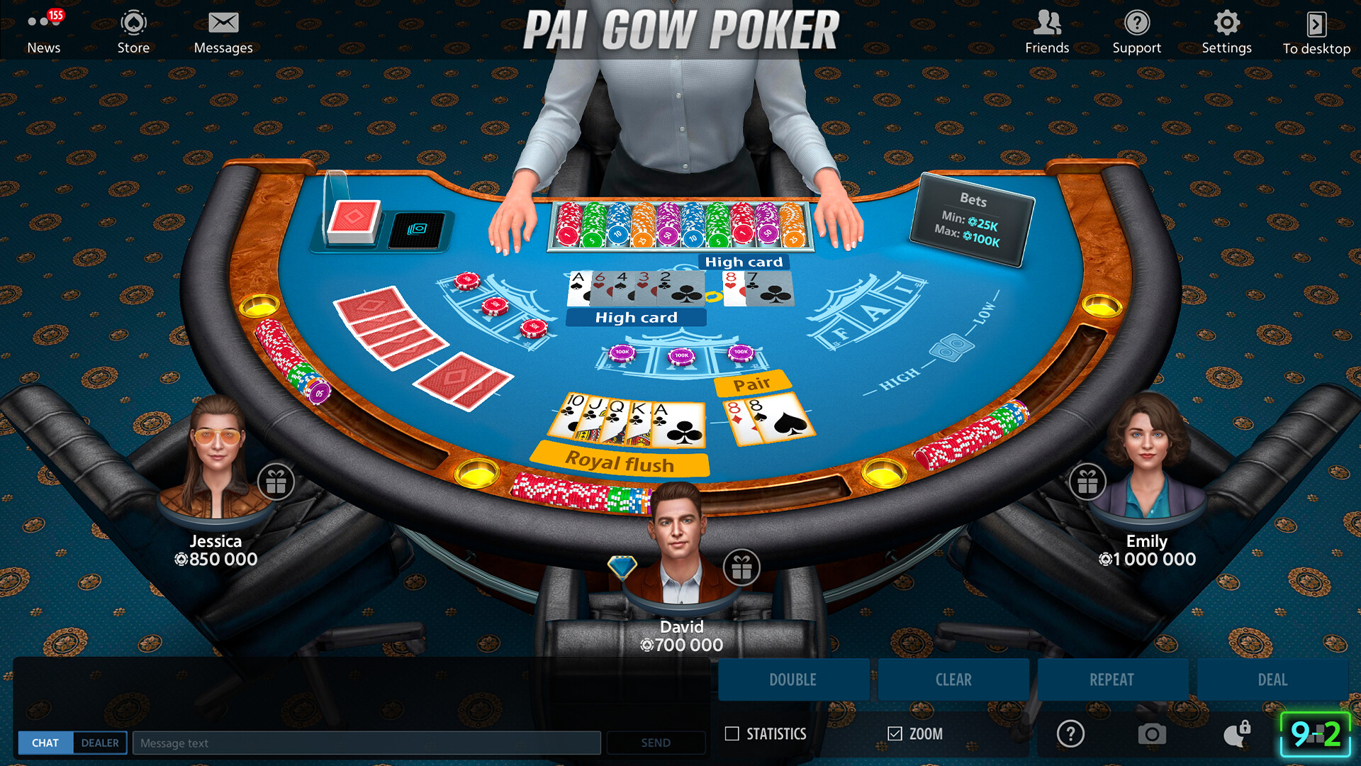 Pai Gow Poker by Pokerist screenshot 1