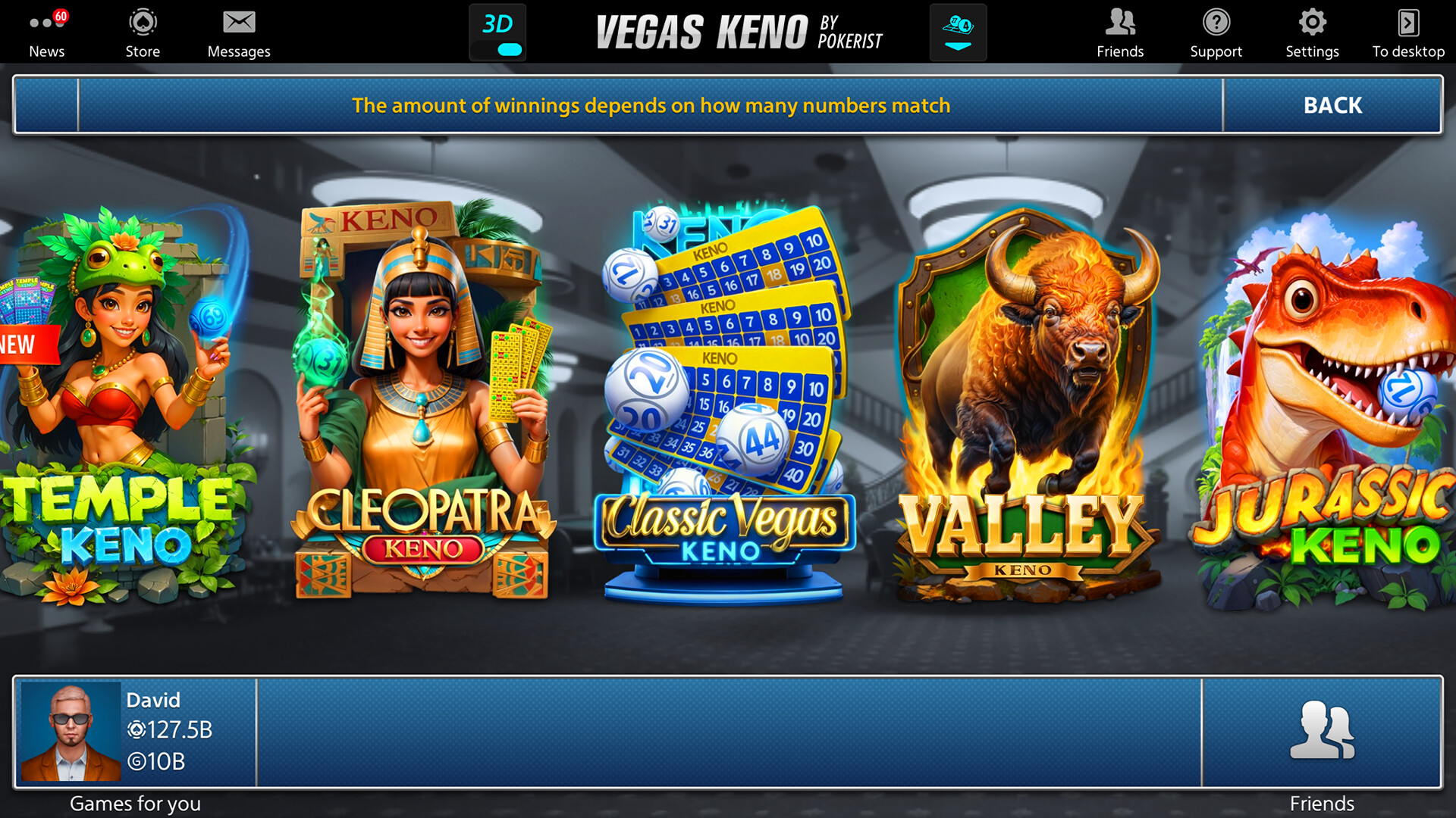 Vegas Keno by Pokerist screenshot 6