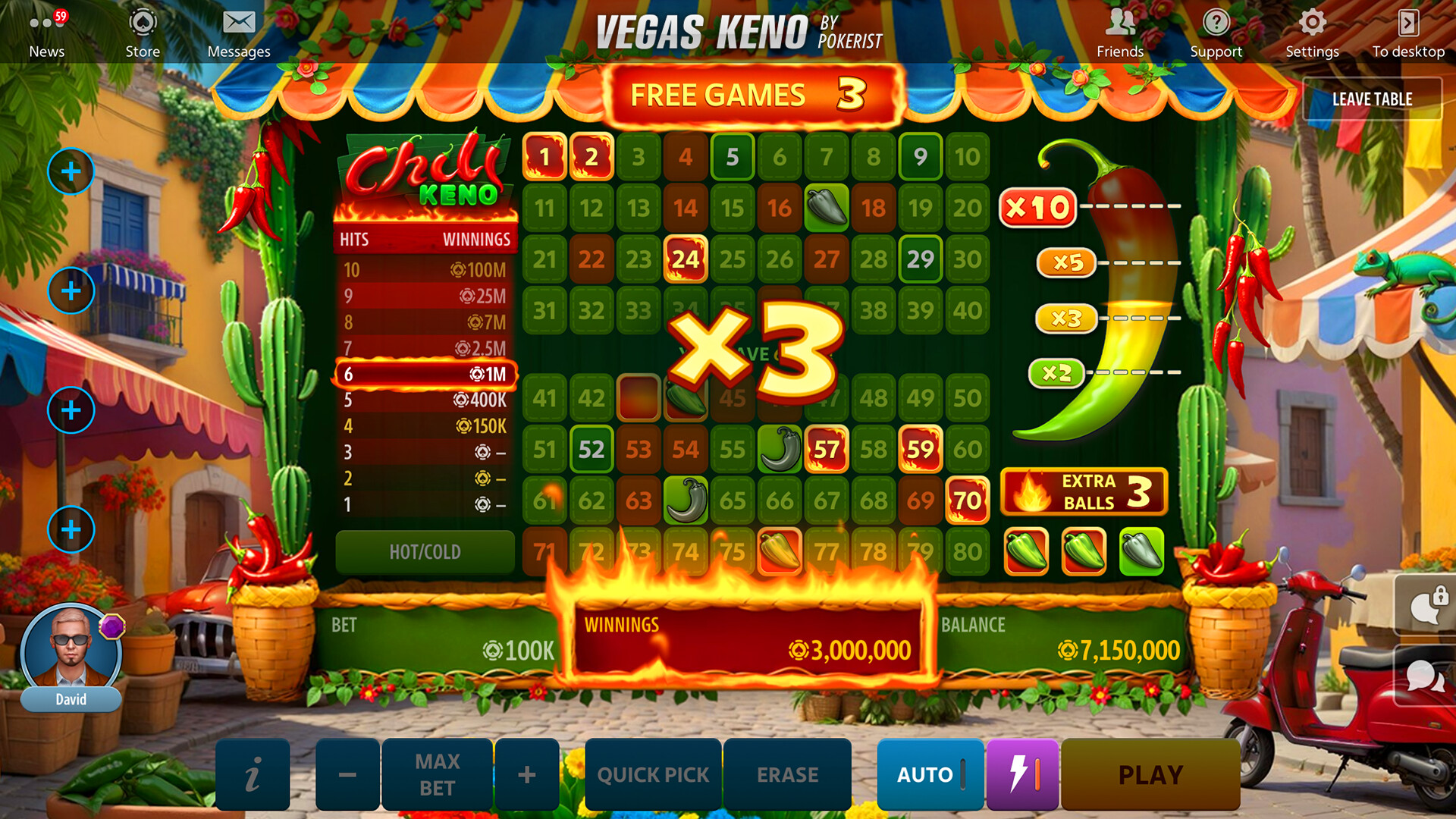 Vegas Keno by Pokerist screenshot 4