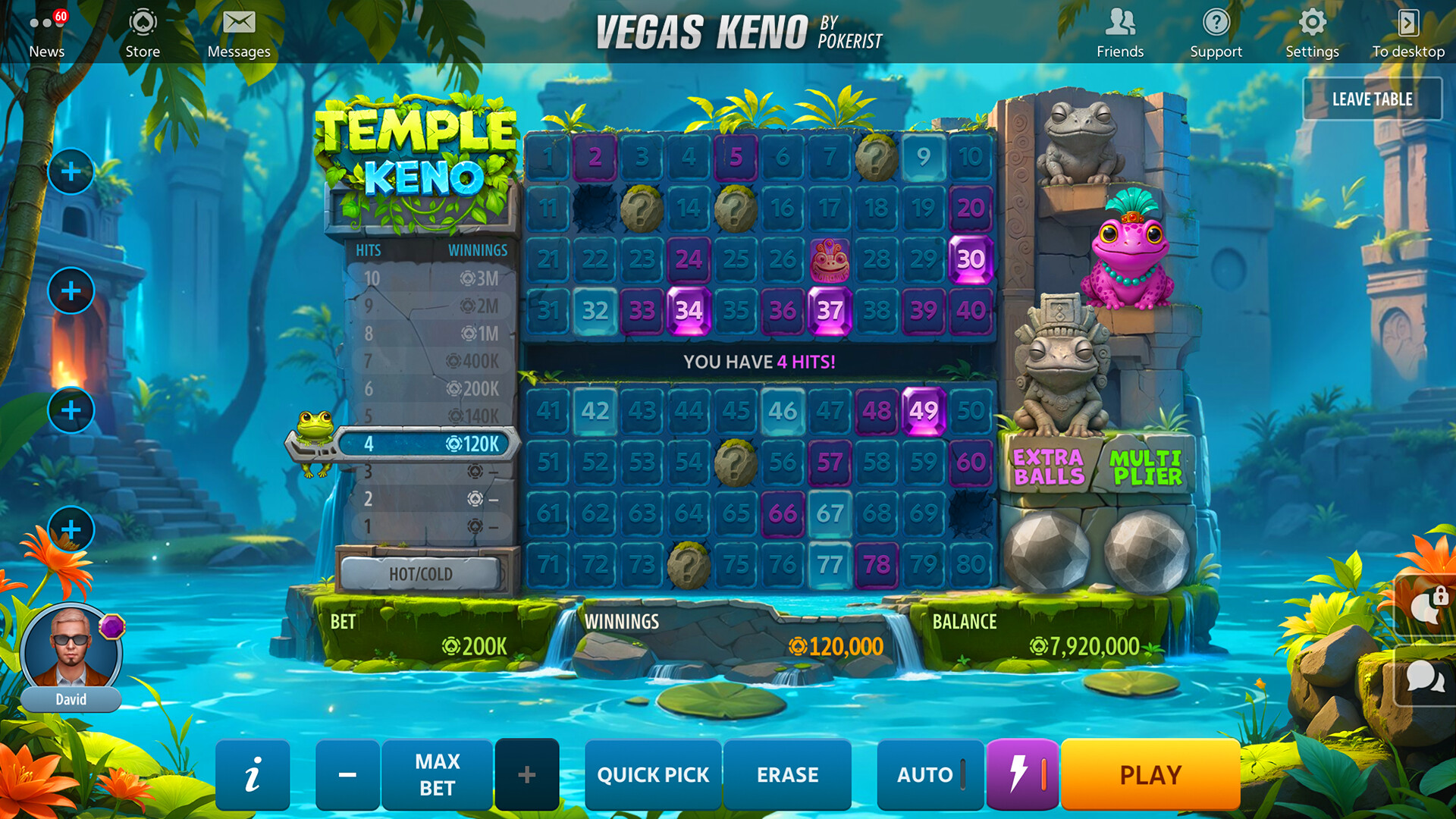 Vegas Keno by Pokerist screenshot 5