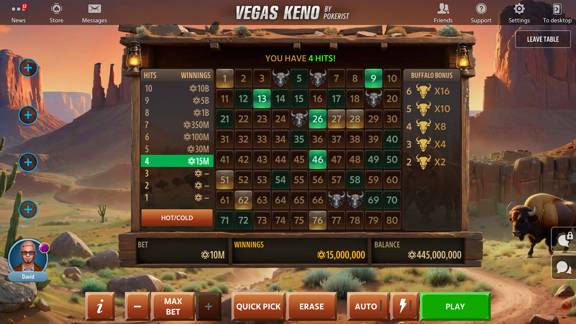 Vegas Keno by Pokerist screenshot 3