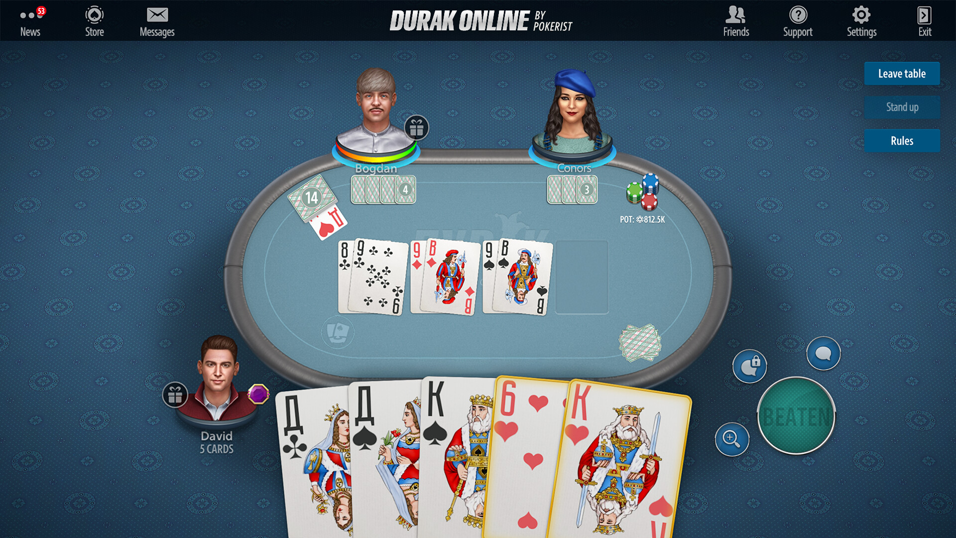 Durak Online by Pokerist screenshot 1