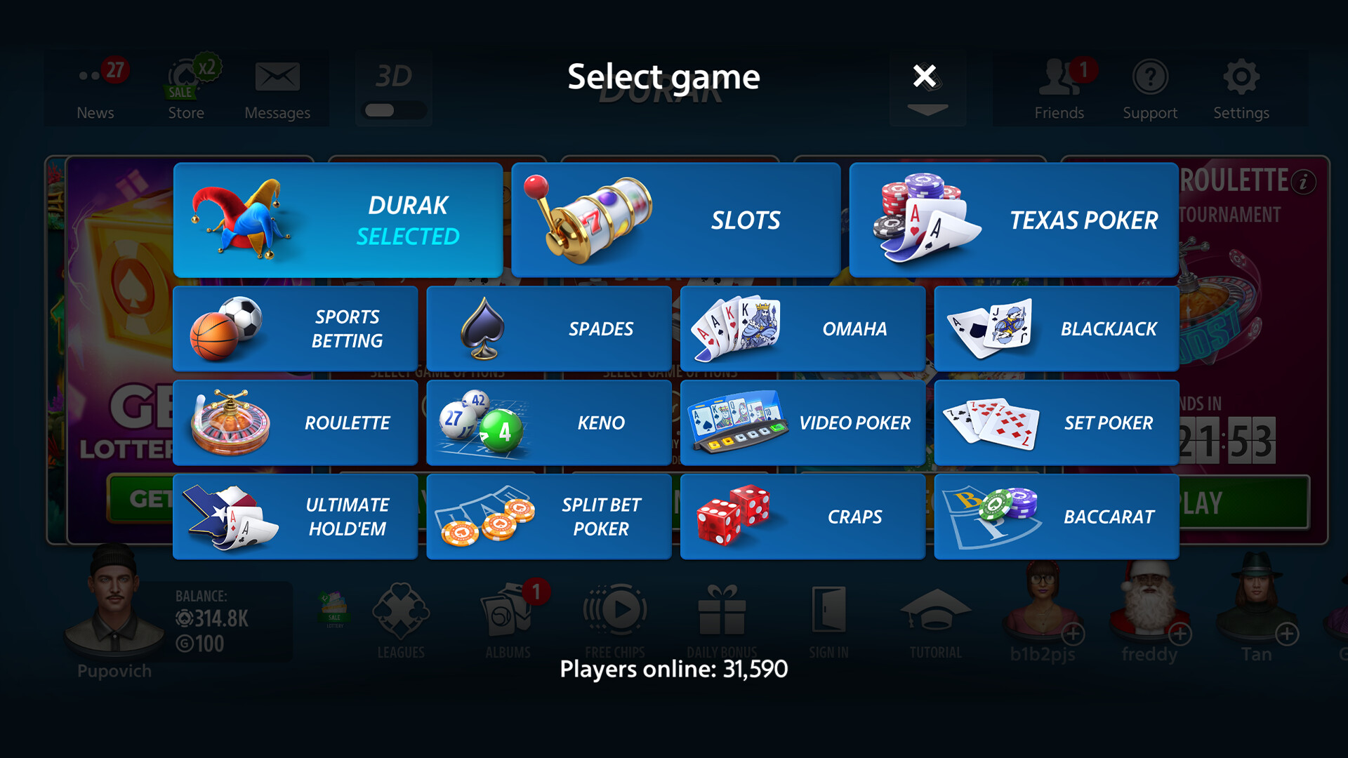 Durak Online by Pokerist screenshot 3