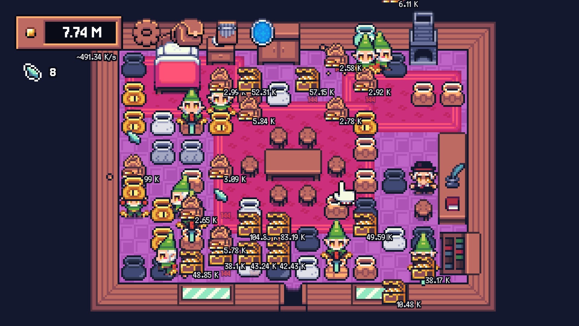 Greedy Greedy Gnomes screenshot 1