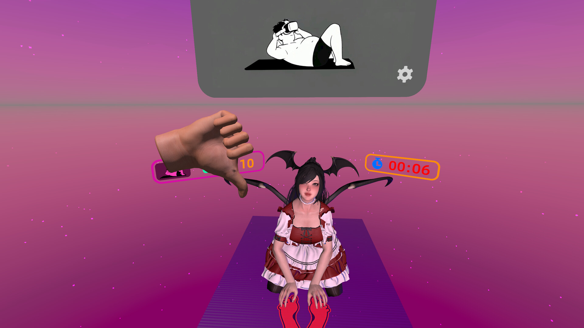 Otaku VR: Sit-ups and Kisses screenshot 1