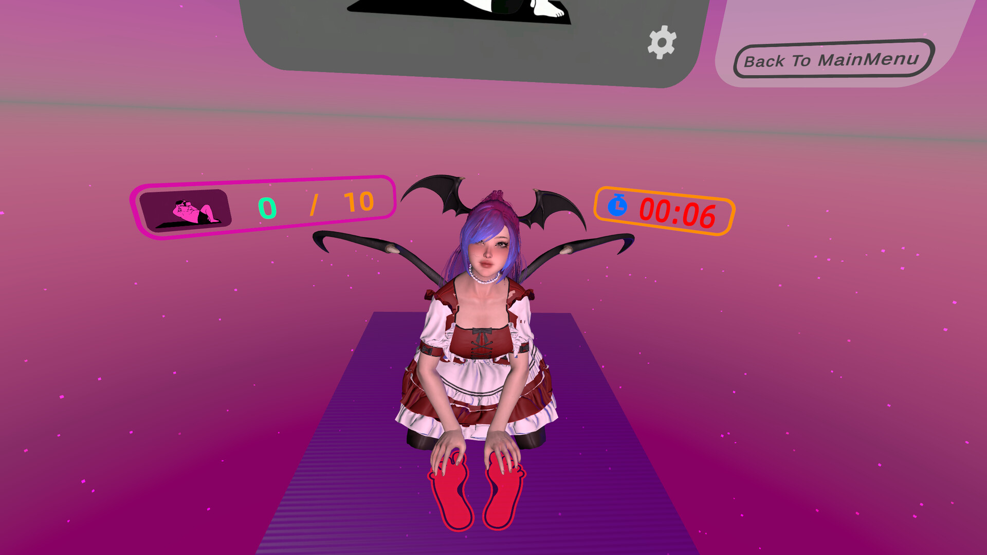 Otaku VR: Sit-ups and Kisses screenshot 6