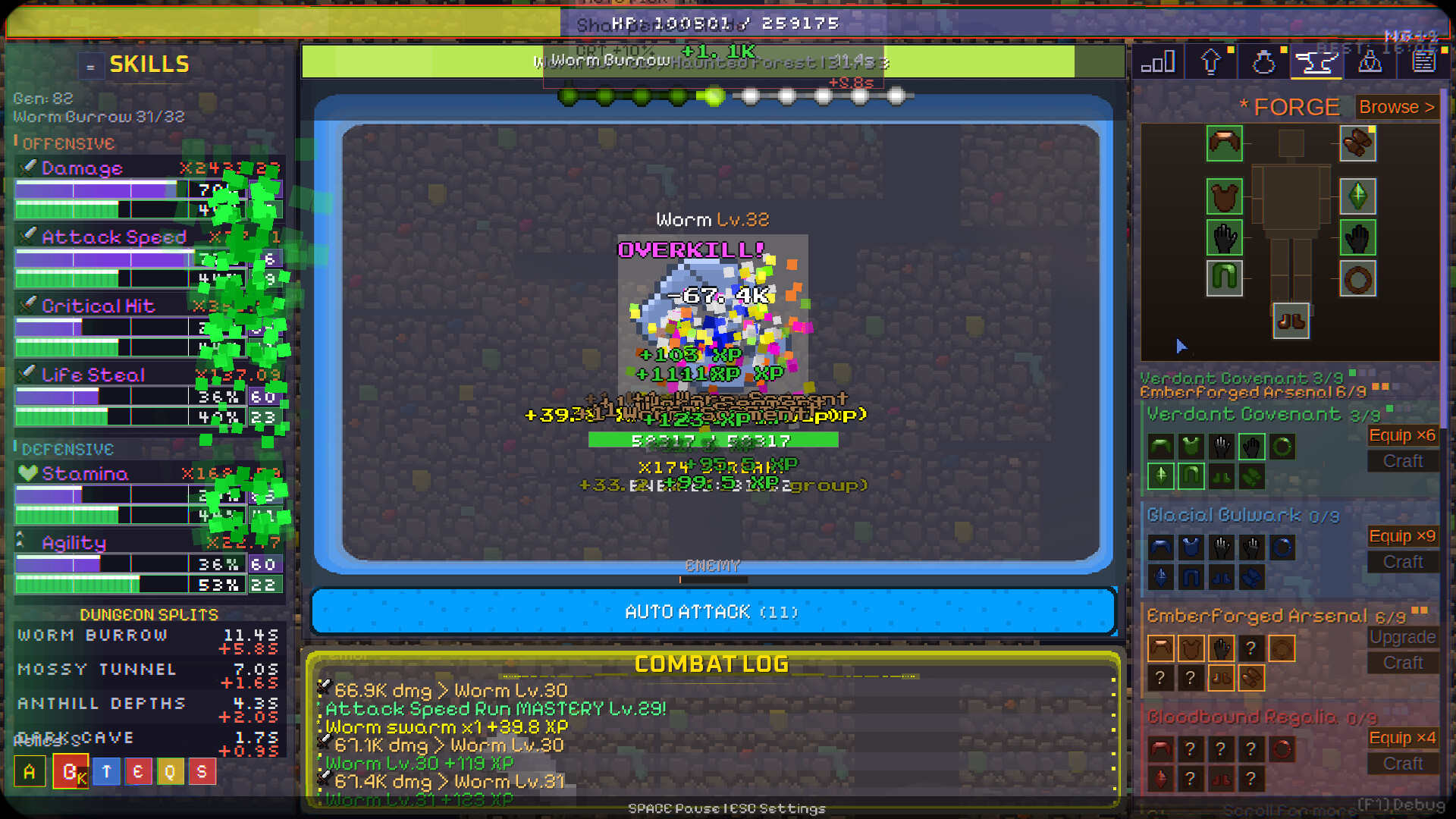 Gene Crawl: Dungeon Descent screenshot 5