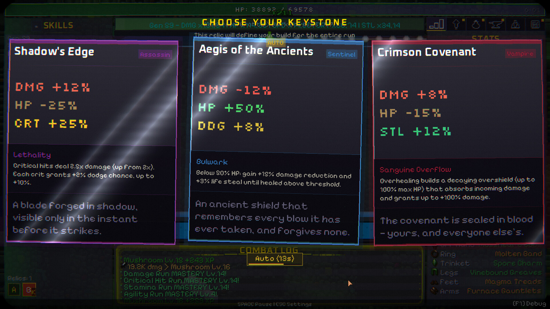 Gene Crawl: Dungeon Descent screenshot 2