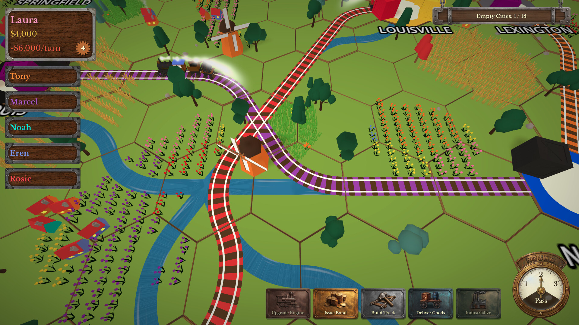 Rails & Rivals screenshot 1