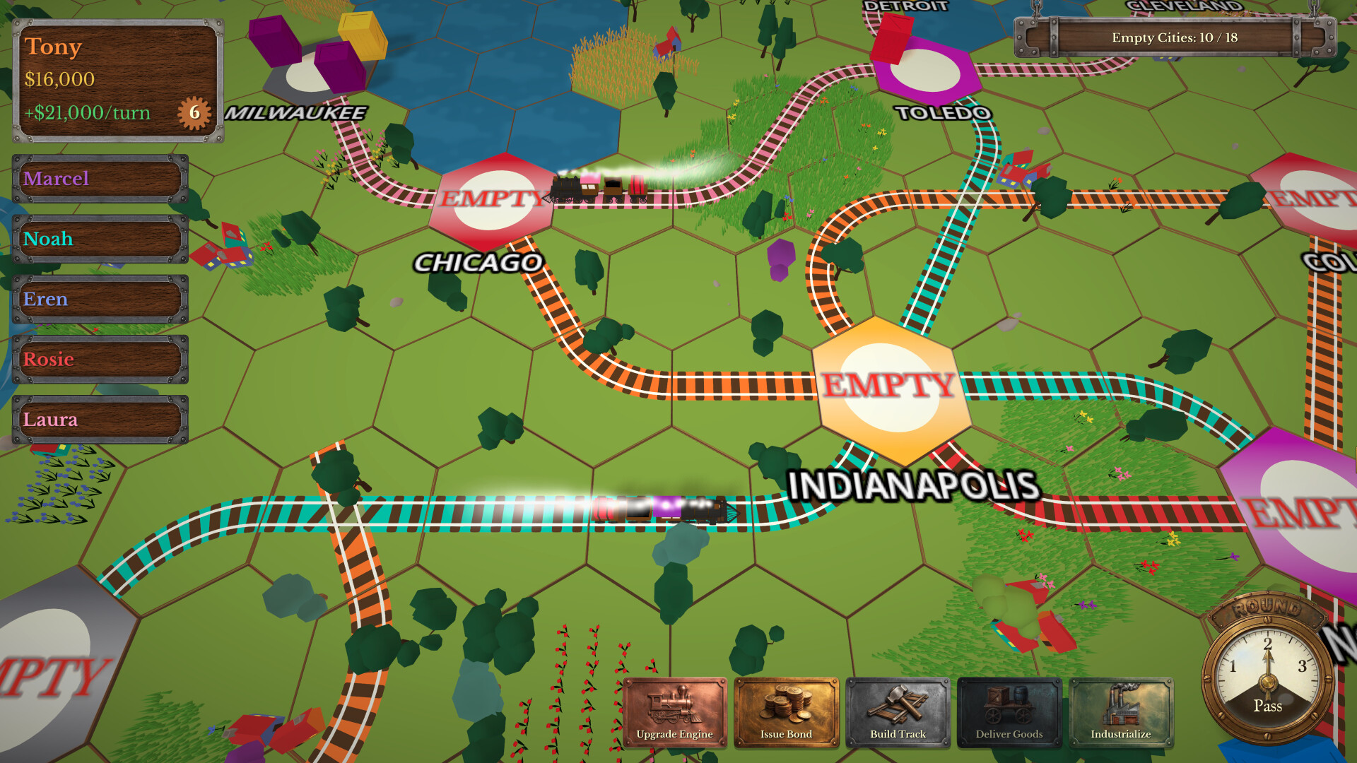 Rails & Rivals screenshot 12