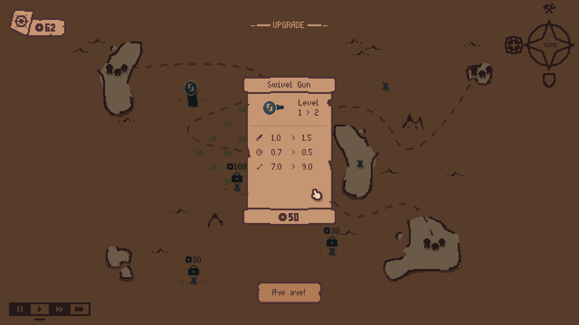 PEW PEW PIRATES - Tower Defense screenshot 5