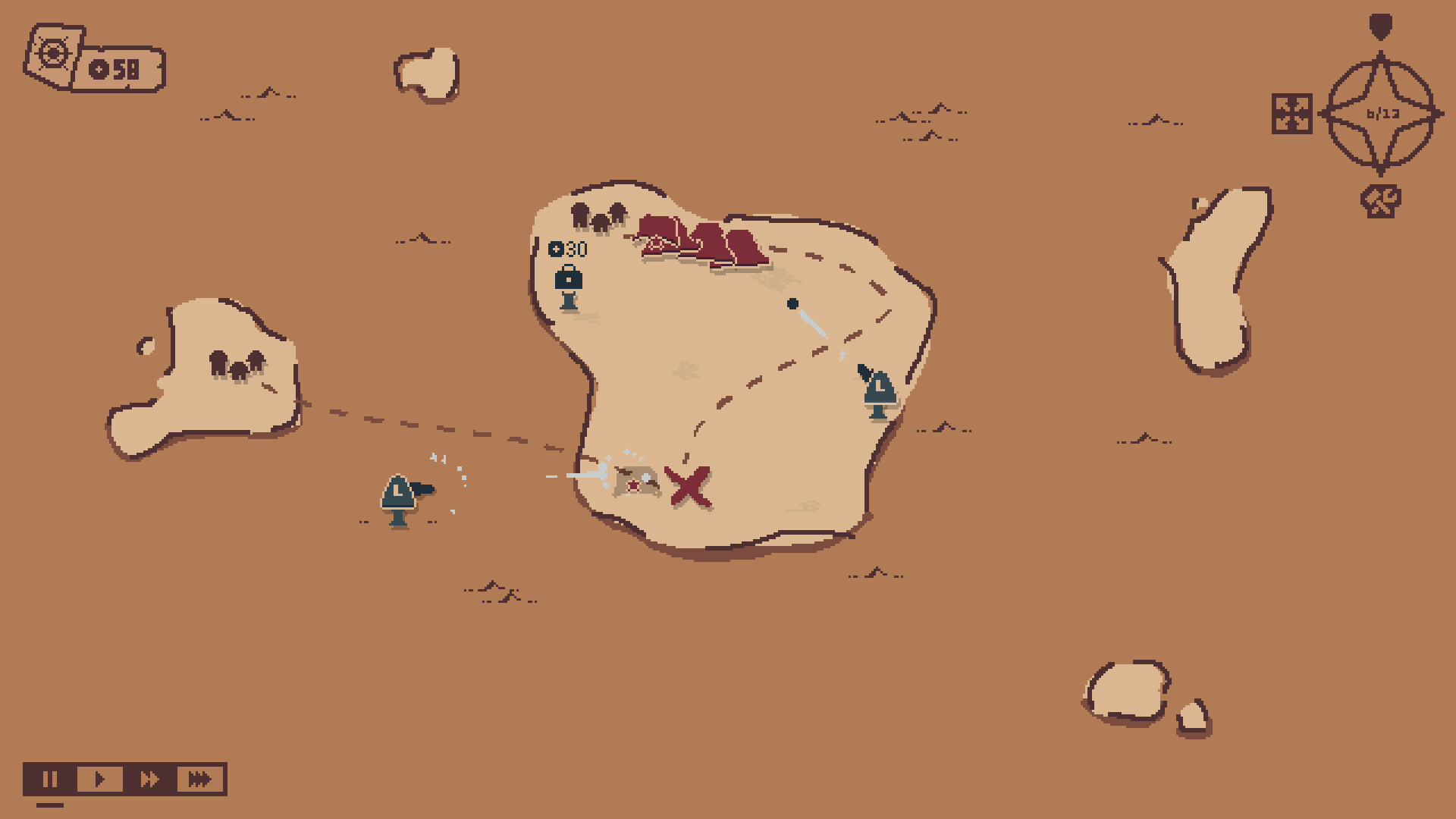 PEW PEW PIRATES - Tower Defense screenshot 1