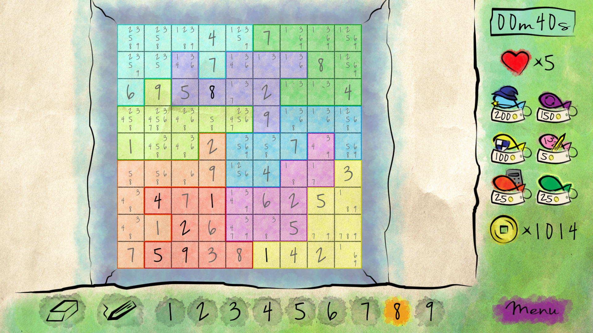 Sudoku Quest screenshot 2