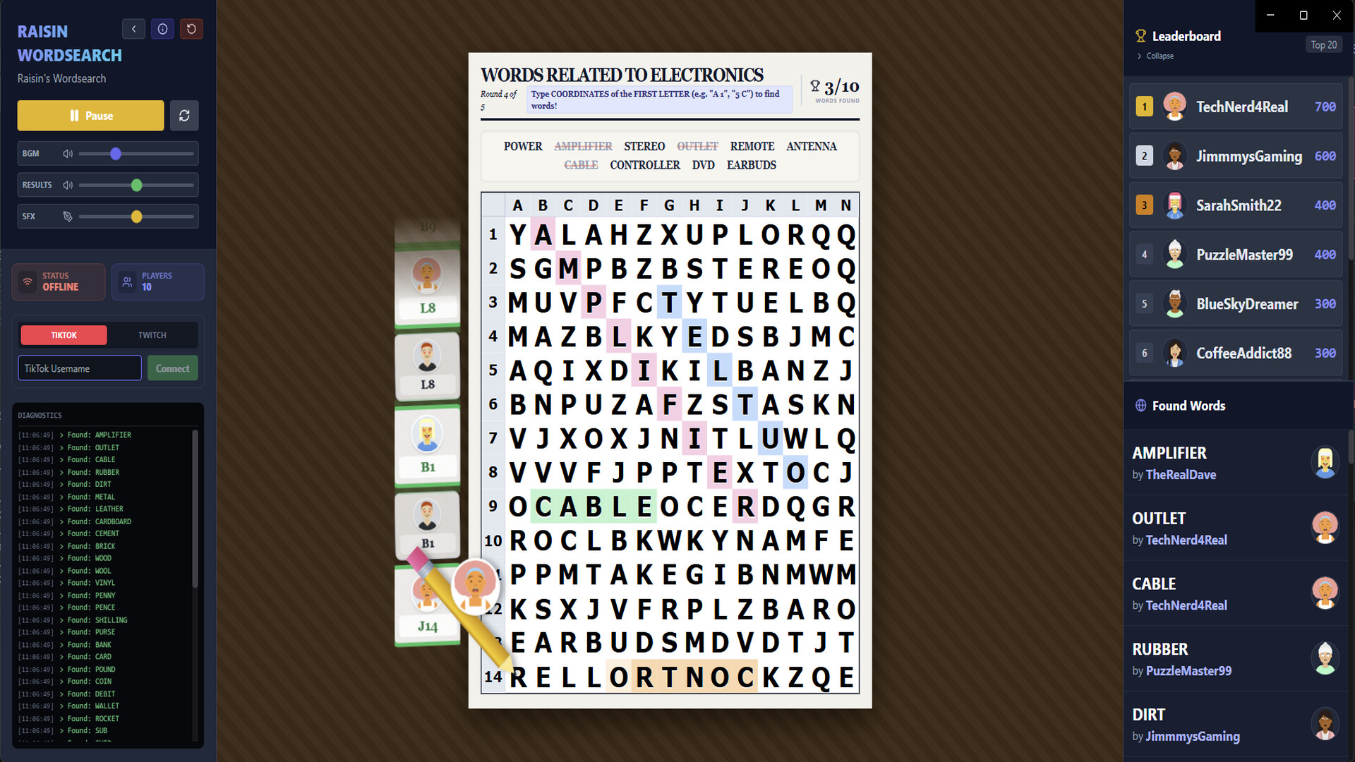Raisin's Wordsearch screenshot 6
