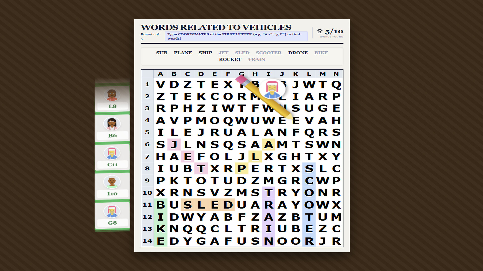 Raisin's Wordsearch screenshot 3