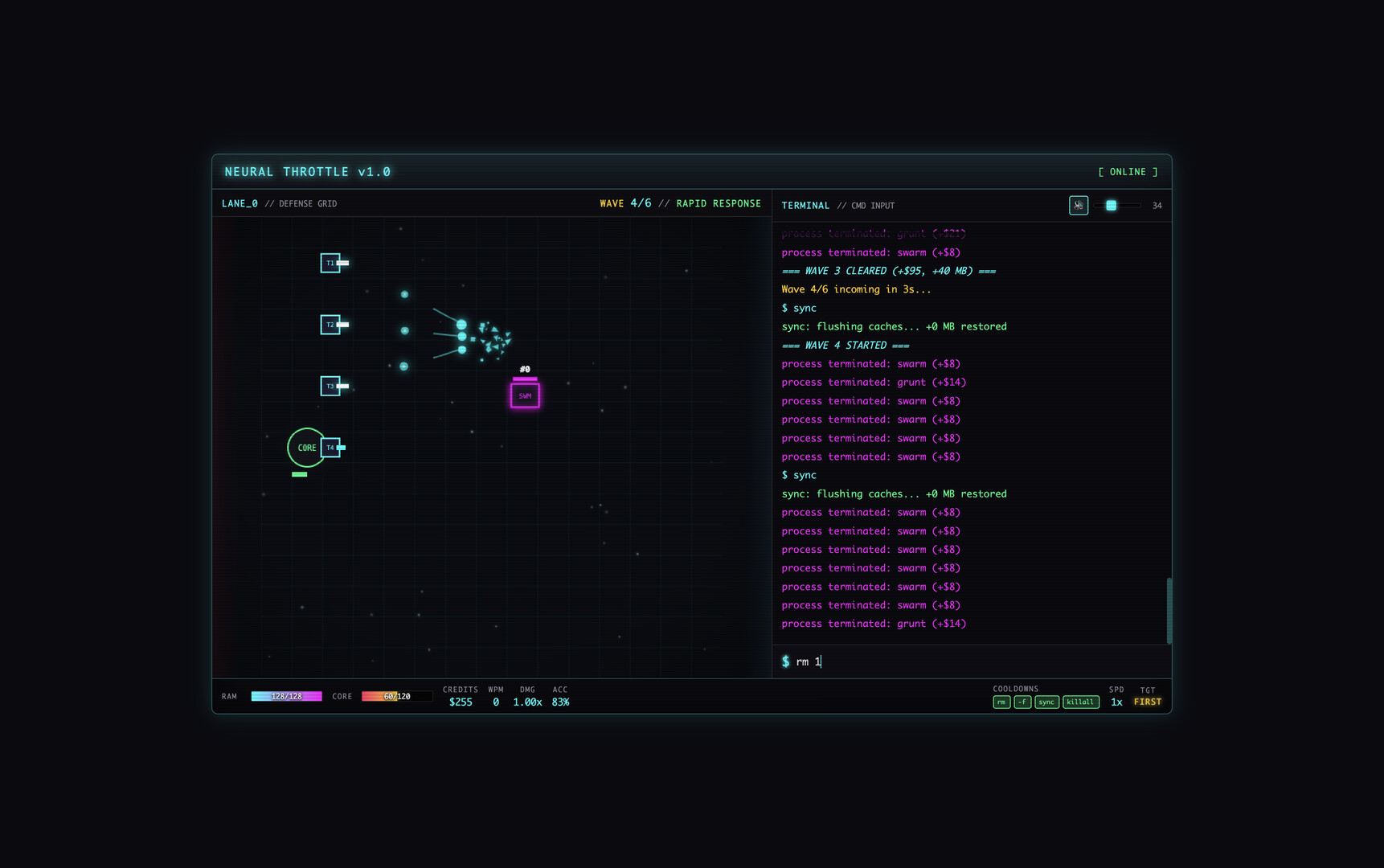 Neural Throttle screenshot 2