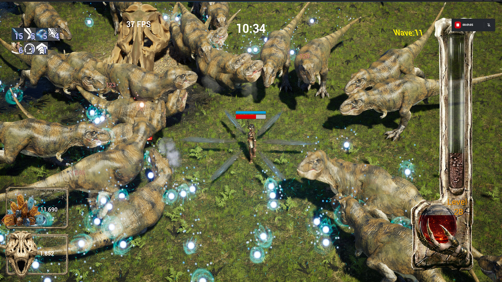 Chrono Vanguard: Primal Survival - Dinosaur screenshot 1