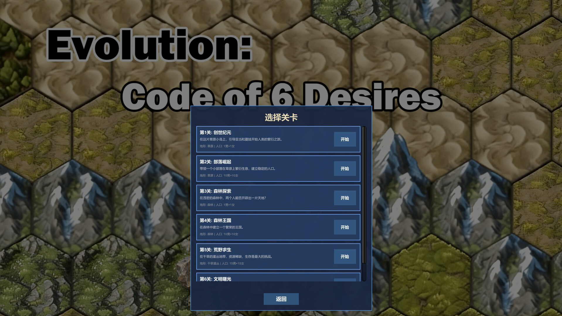 Evolution: Code of 6 Desires screenshot 2