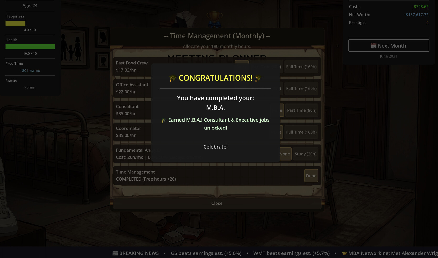 SELF MADE: Investment Life Sim screenshot 6