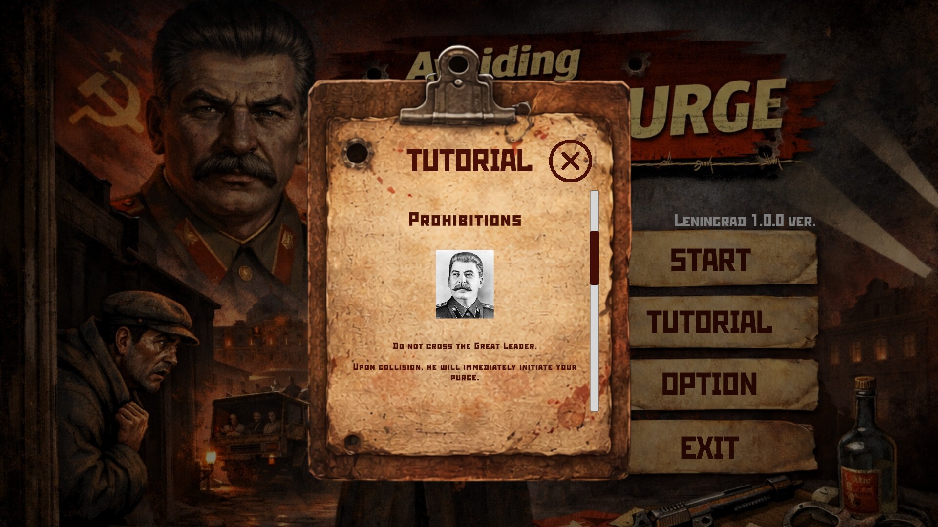 Avoid The Stalin's Purge screenshot 1