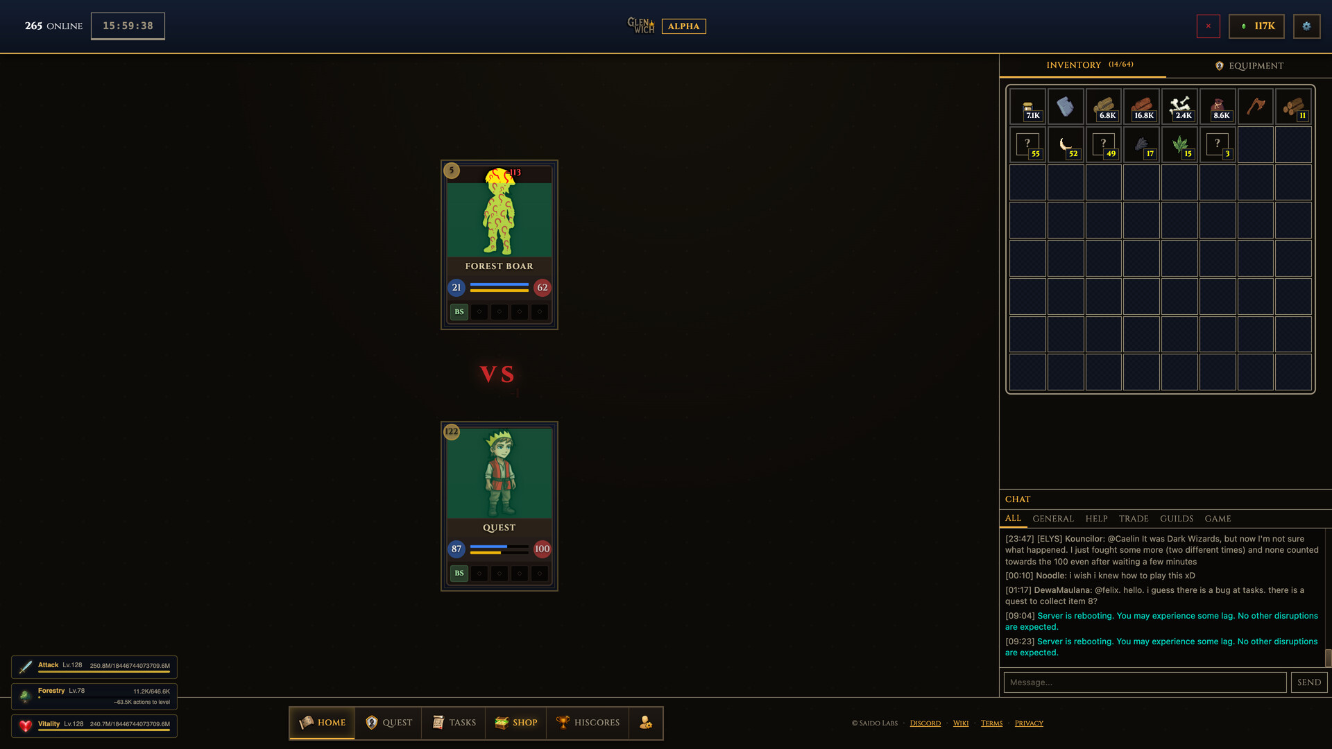 Glenwich Idle MMO screenshot 1