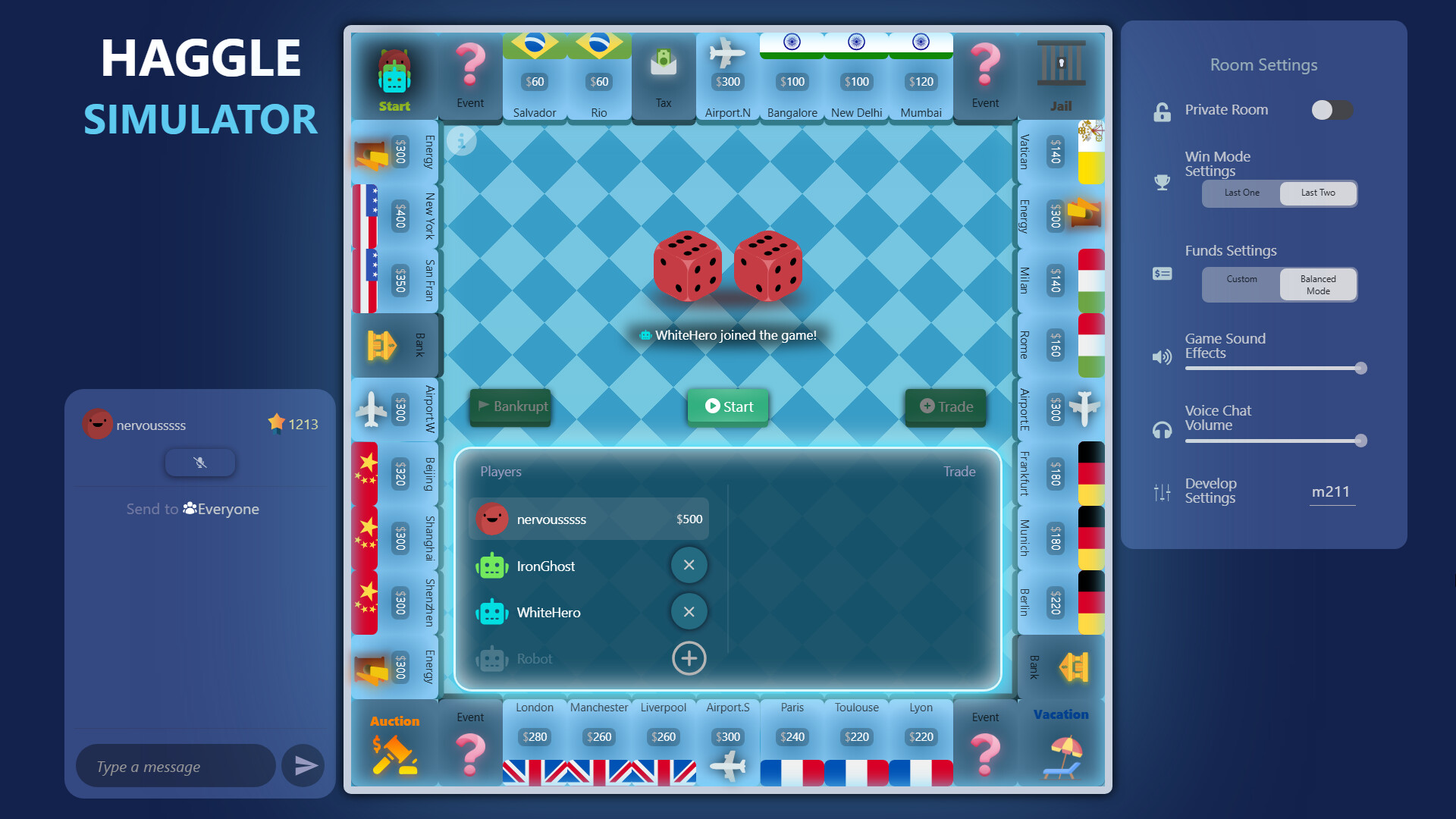 Haggle simulator screenshot 2