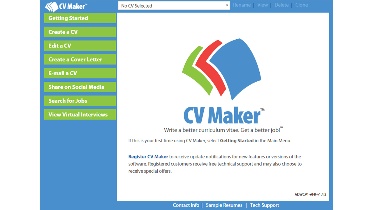 CV Maker for Windows screenshot 1