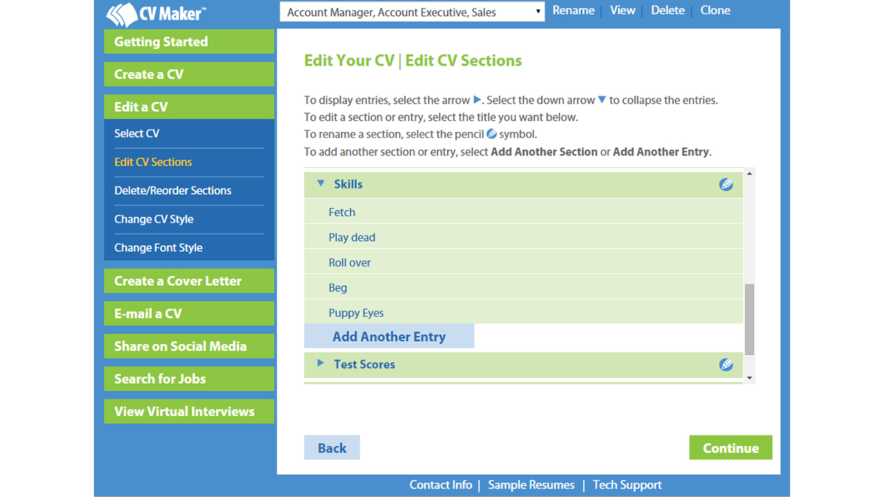 CV Maker for Windows screenshot 3