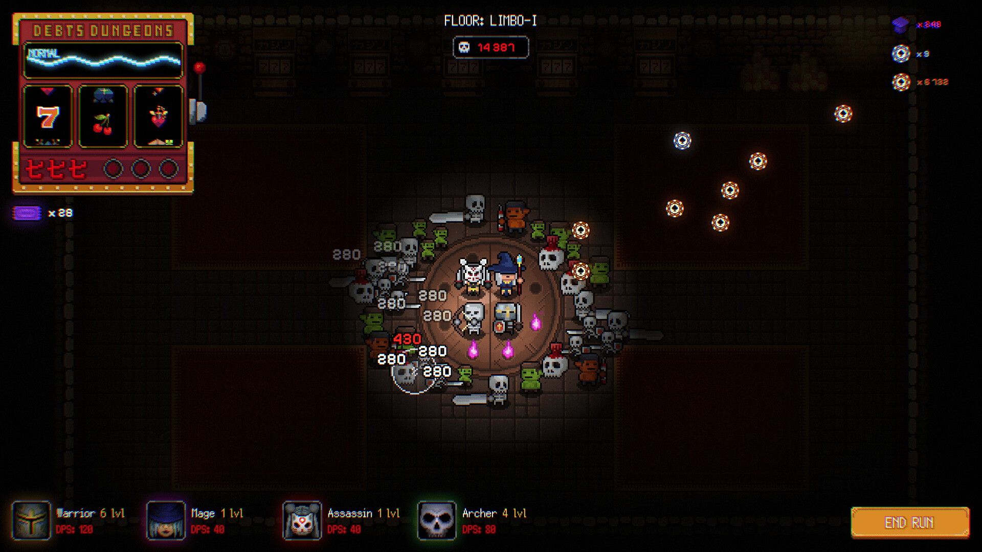 Rolls and Dungeons screenshot 1