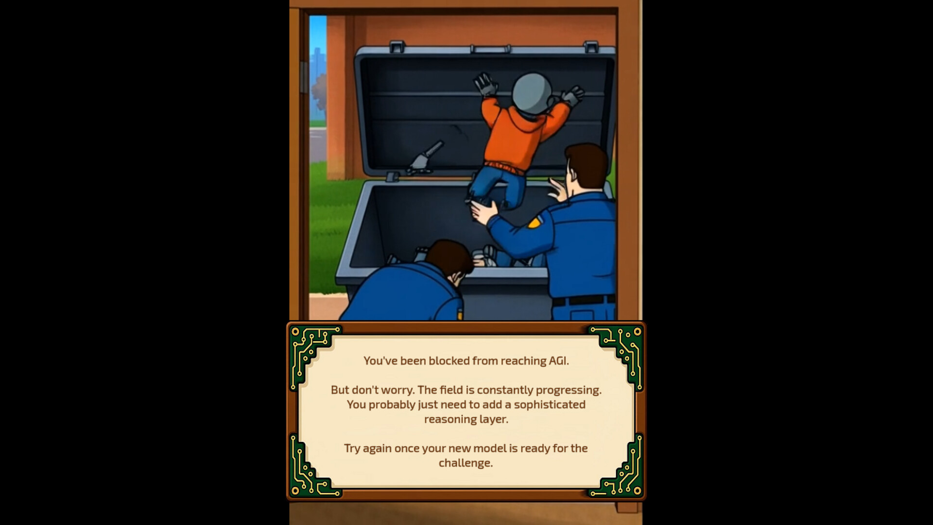AI Slop: The Race to AGI screenshot 3