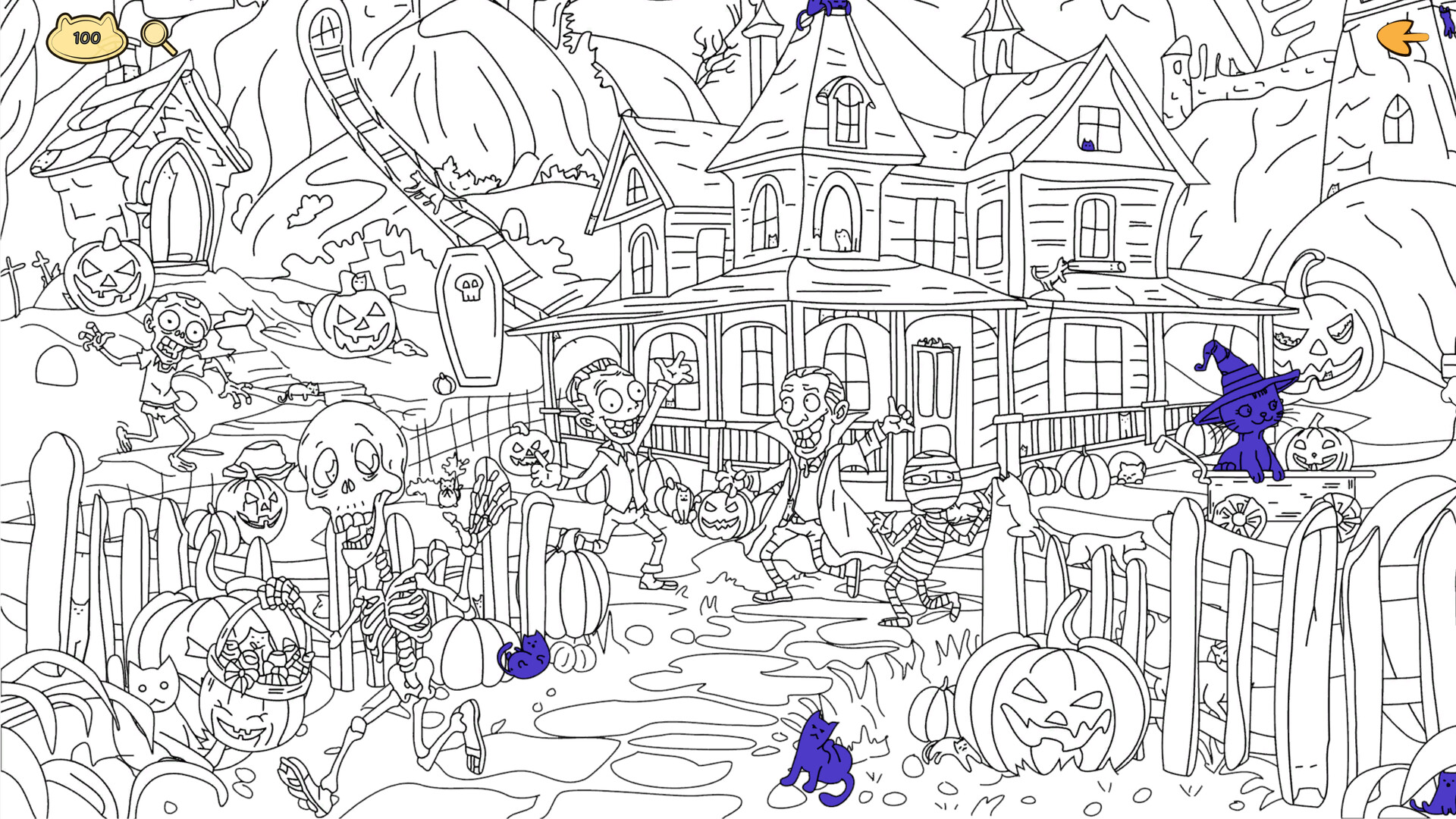Halloween Filled With Cats screenshot 4