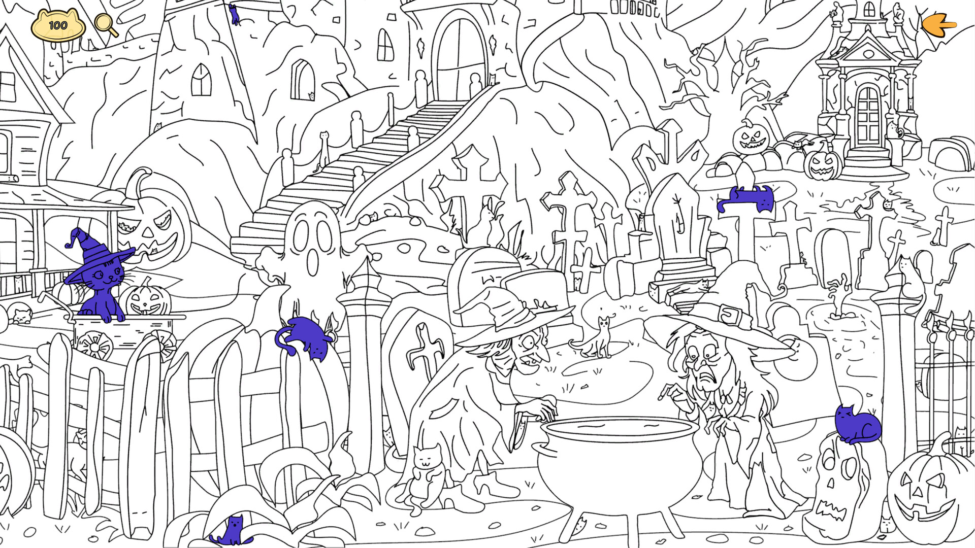 Halloween Filled With Cats screenshot 3