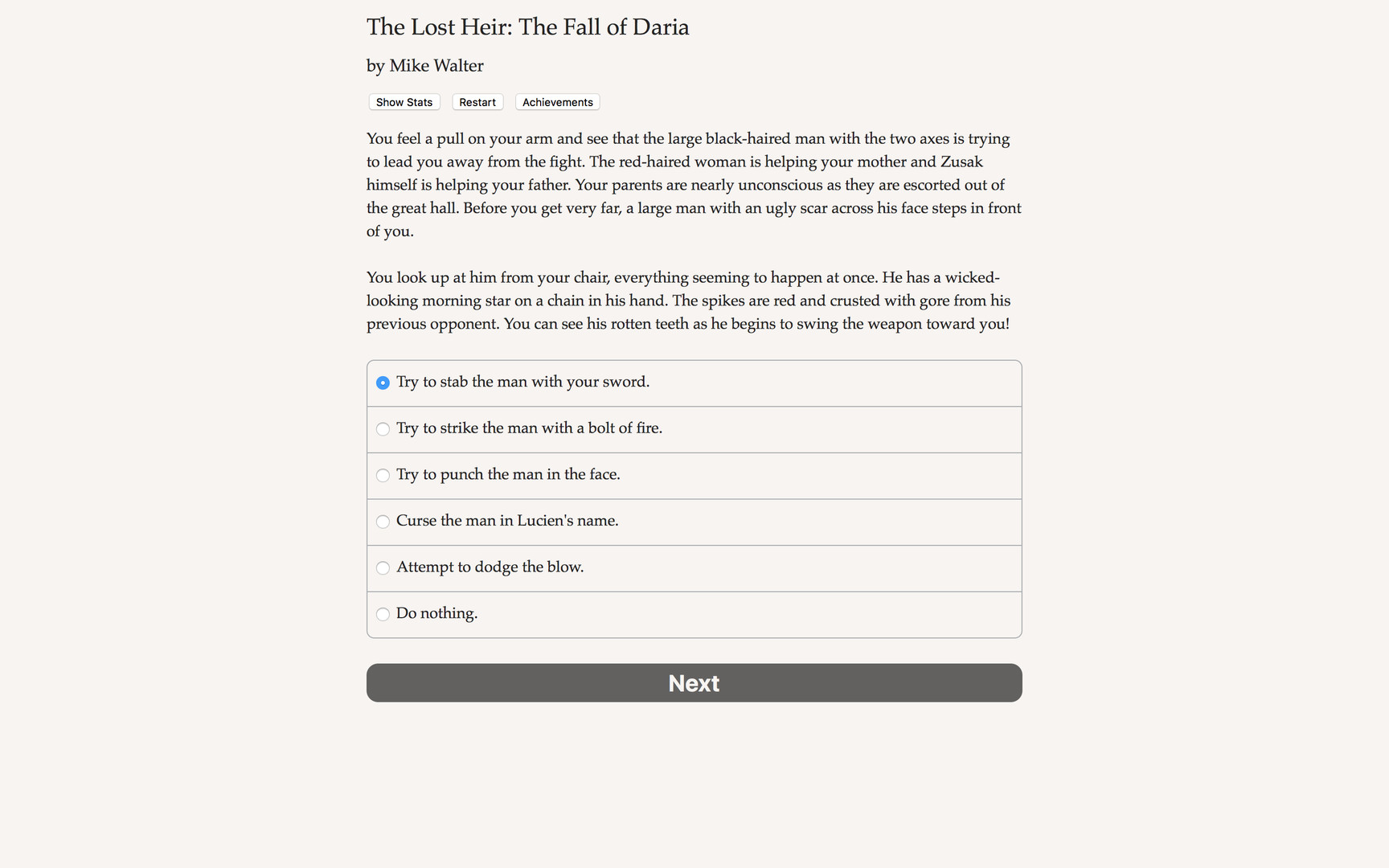 The Lost Heir: The Fall of Daria screenshot 2