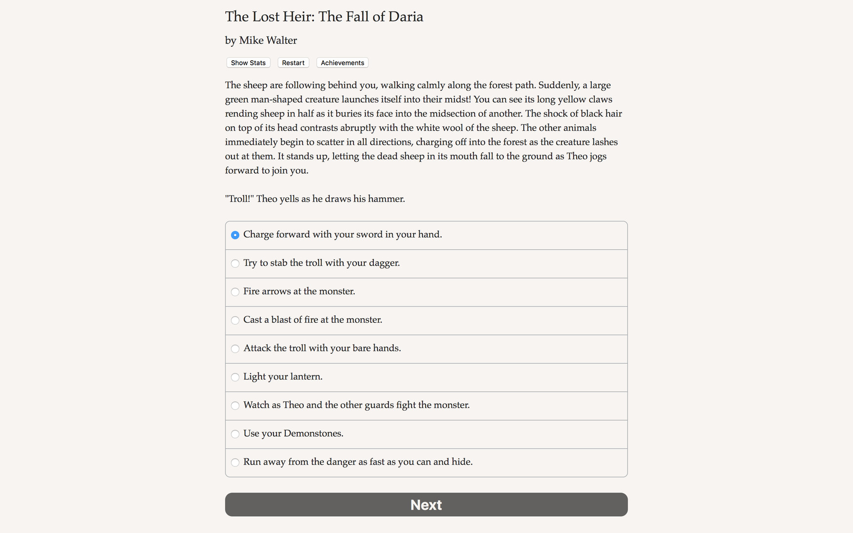 The Lost Heir: The Fall of Daria screenshot 4