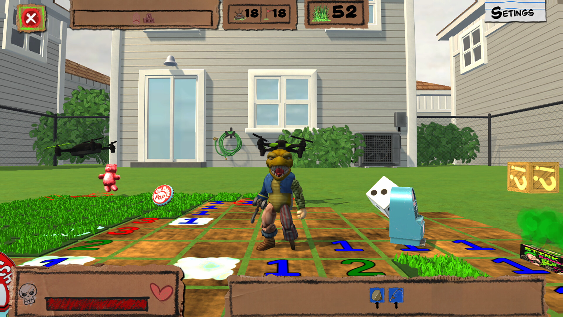 Sam's Die-abalical Minesweeper screenshot 3