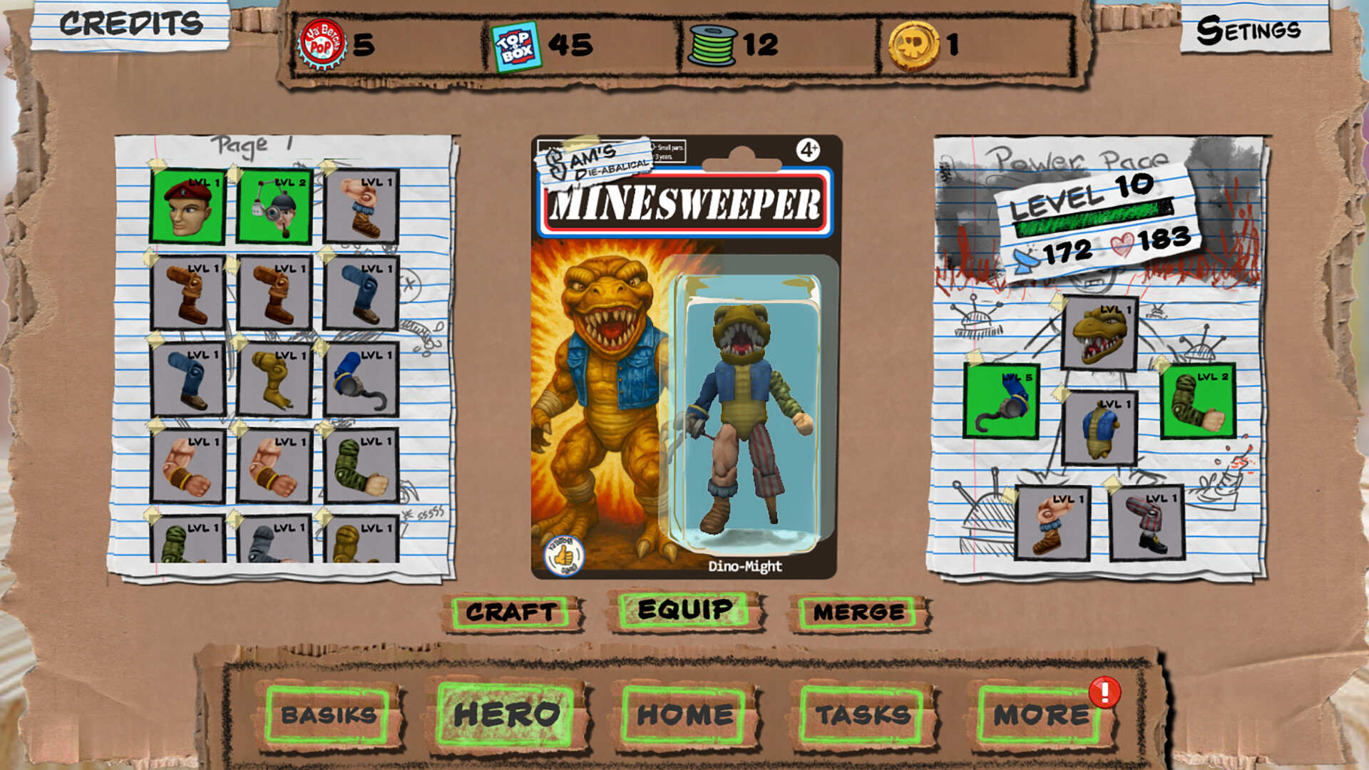 Sam's Die-abalical Minesweeper screenshot 1