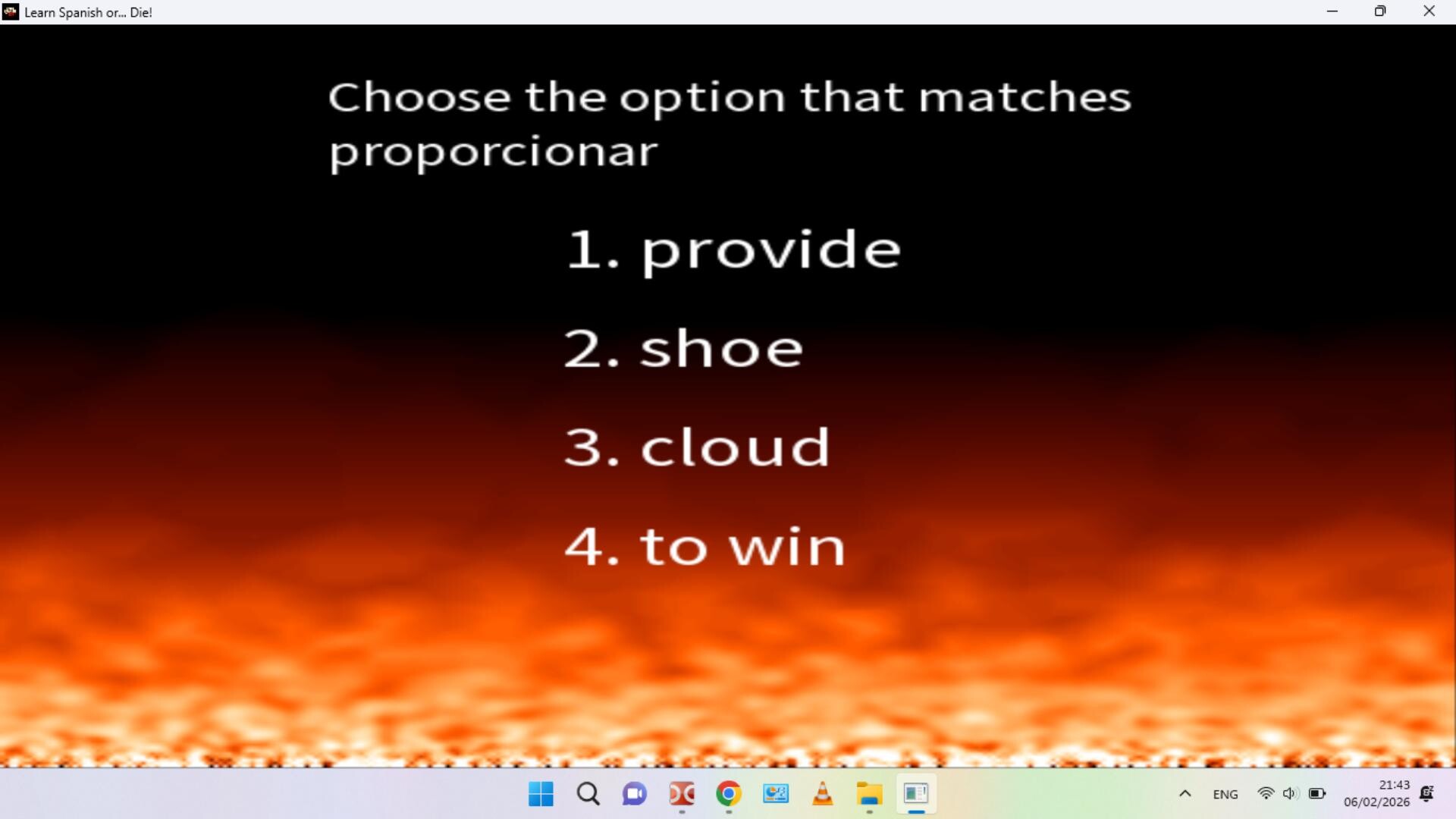 Learn Spanish or... Die! screenshot 1