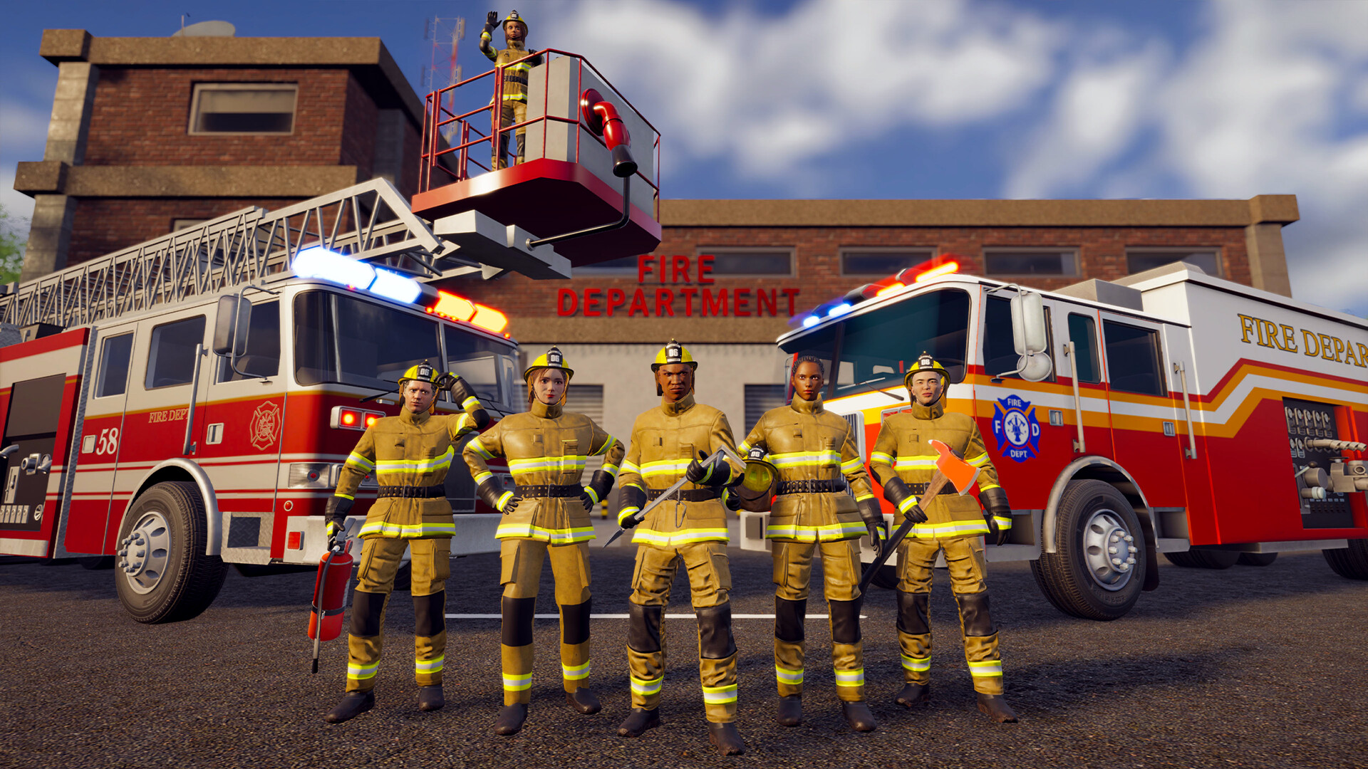 Firefighting Rescue Simulator screenshot 6