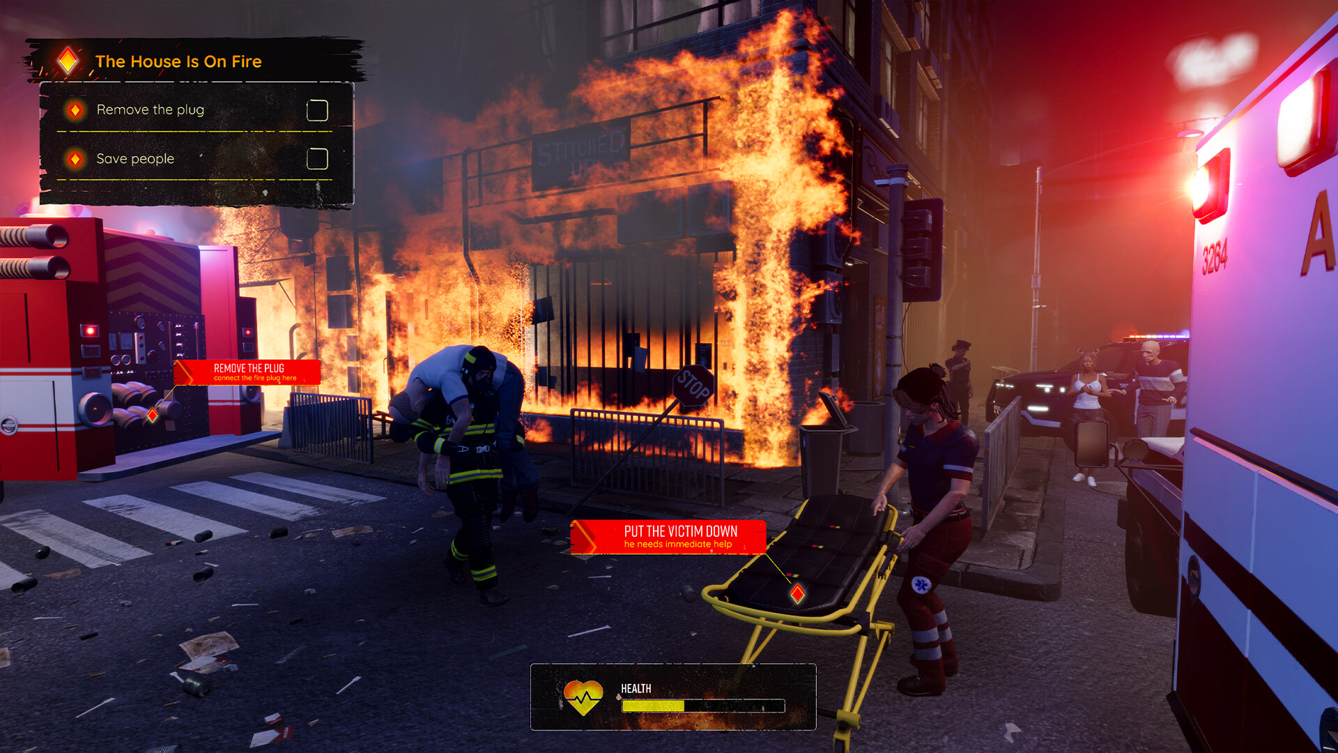 Firefighting Rescue Simulator screenshot 1