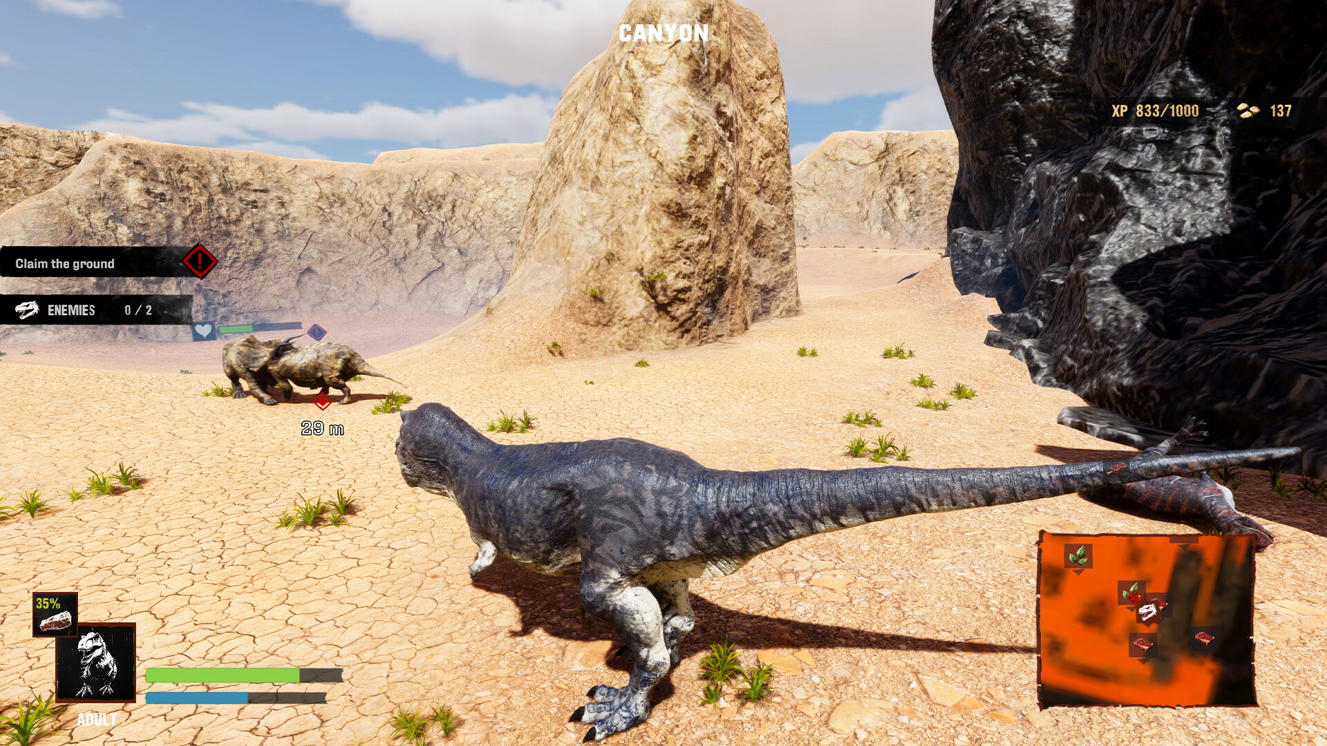 Dinosaur Survival Simulator - Prehistoric RPG screenshot 1