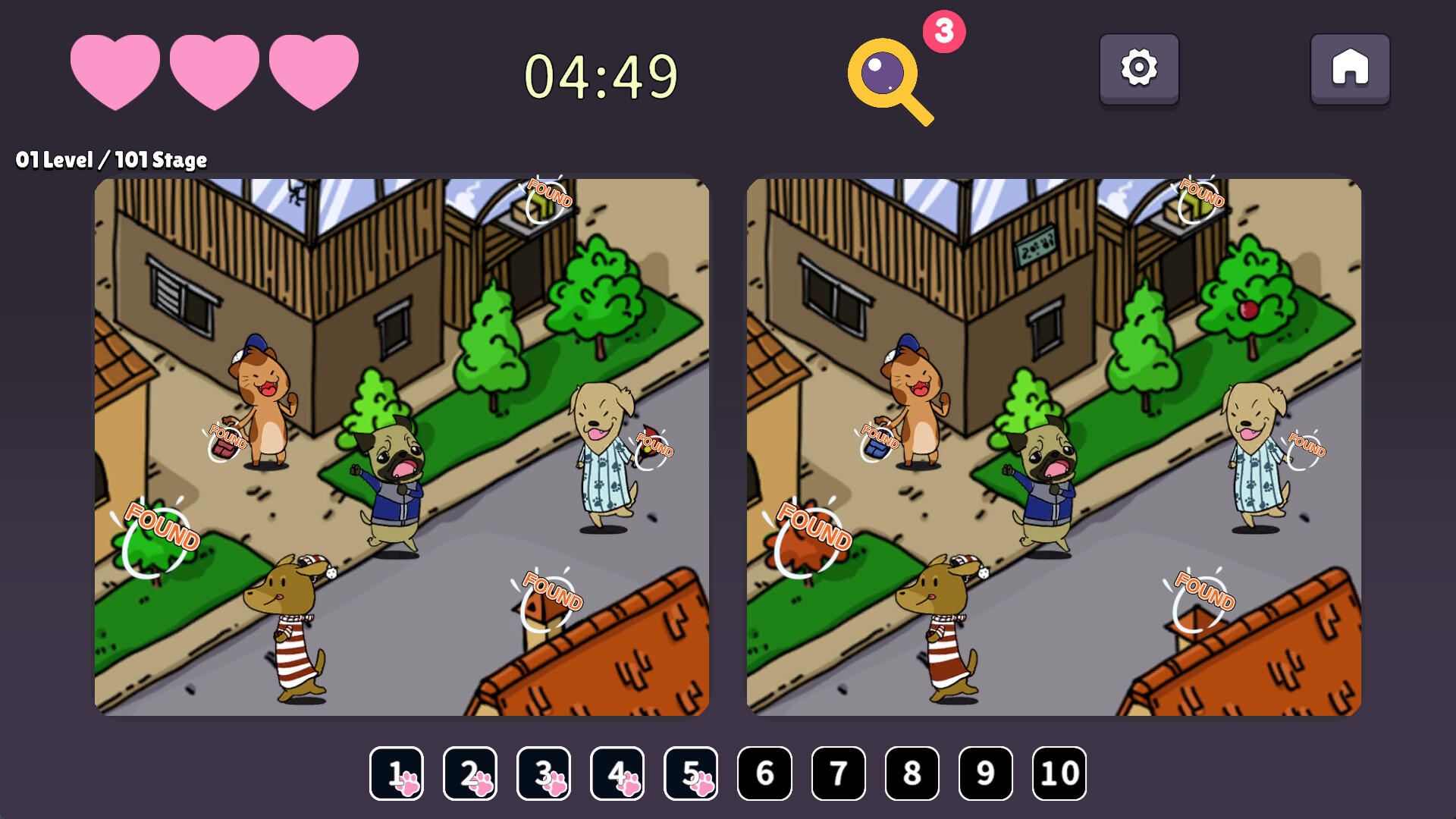 Spot the Difference: Detective Neko screenshot 2
