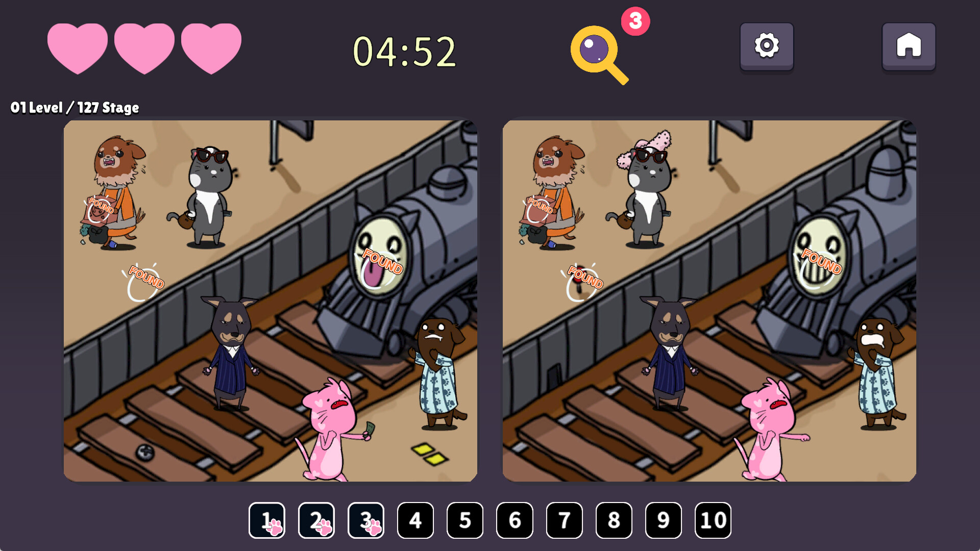 Spot the Difference: Detective Neko screenshot 3