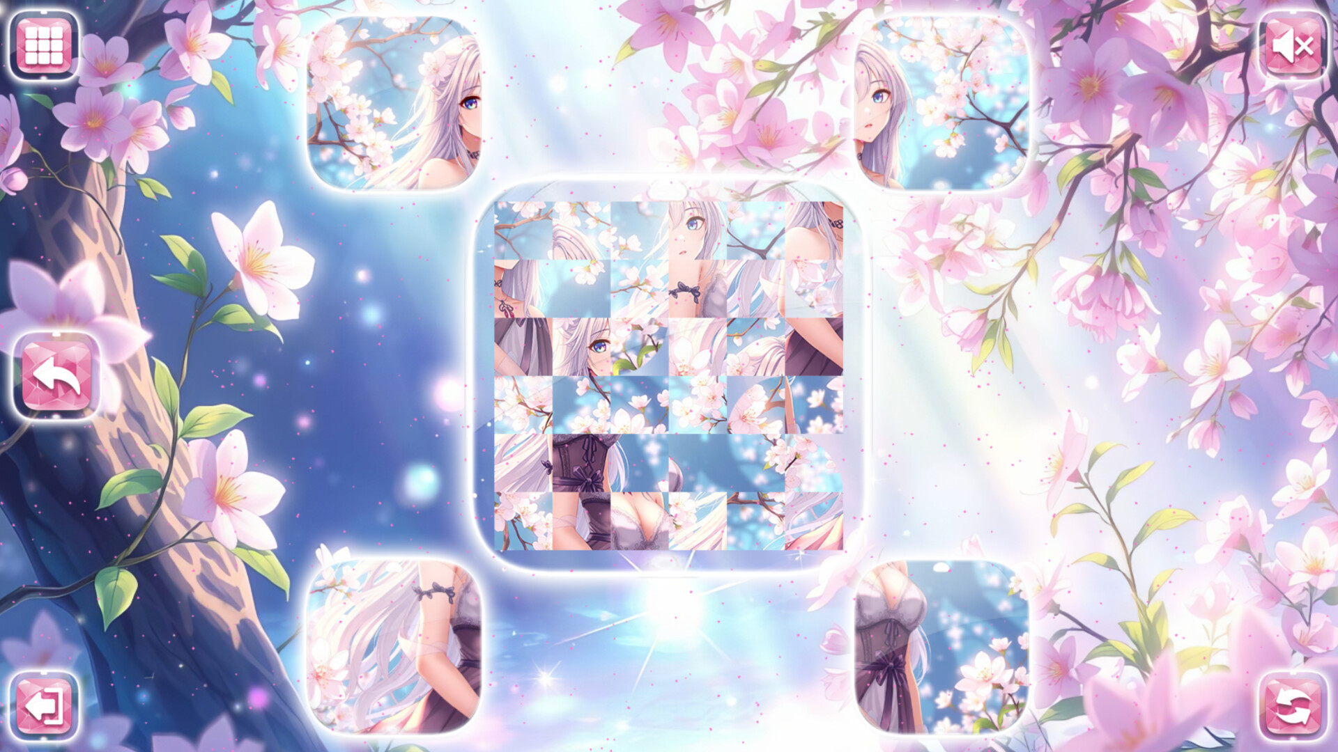 Lovely Anime Puzzle: Spring screenshot 7