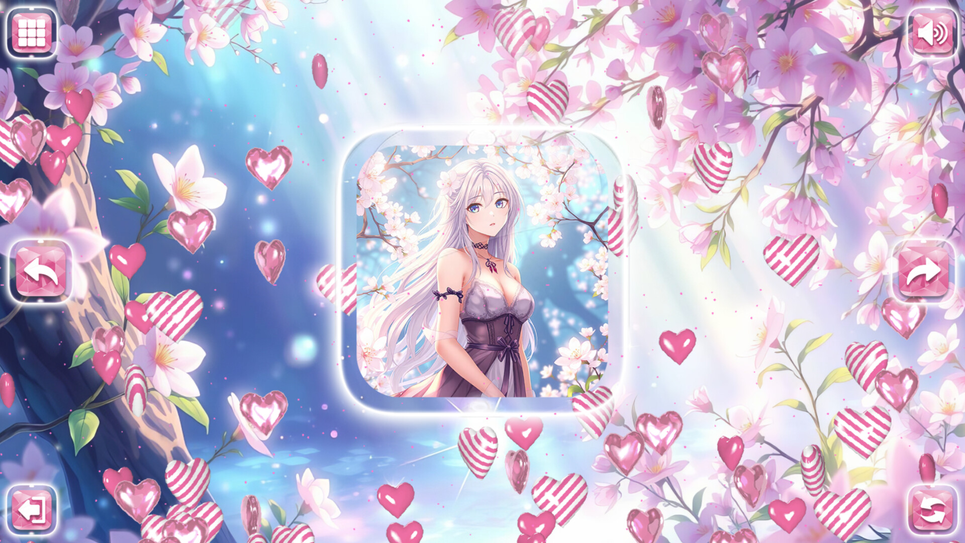 Lovely Anime Puzzle: Spring screenshot 8