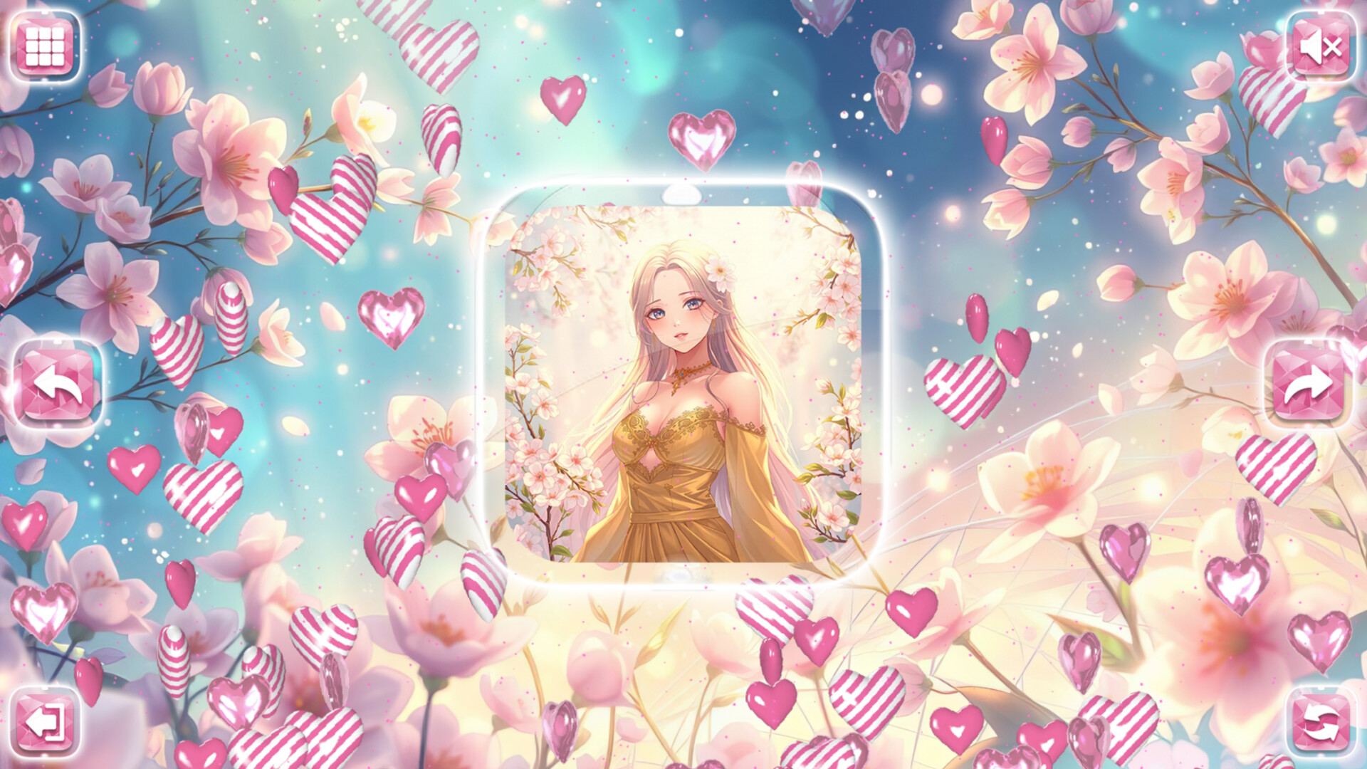 Lovely Anime Puzzle: Spring screenshot 2