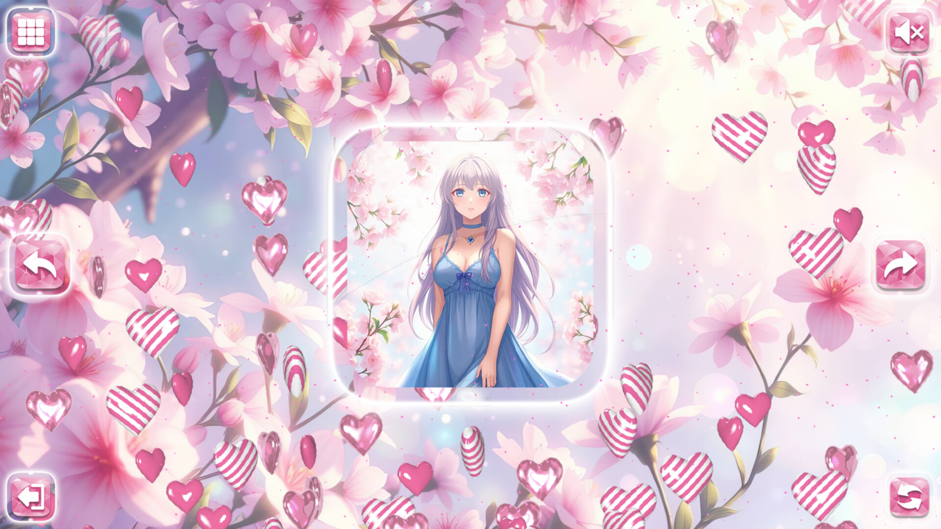 Lovely Anime Puzzle: Spring screenshot 6