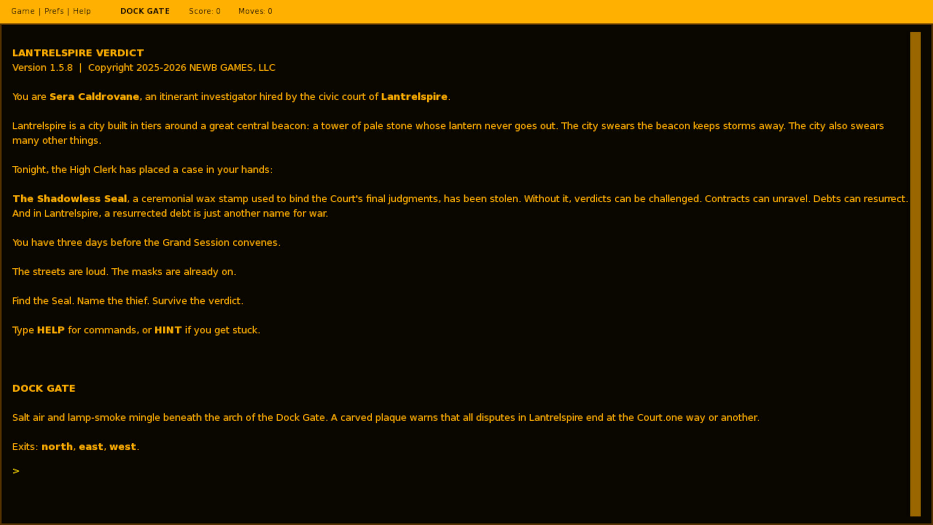 Terminal Tales: An Interactive Fiction Anthology screenshot 7