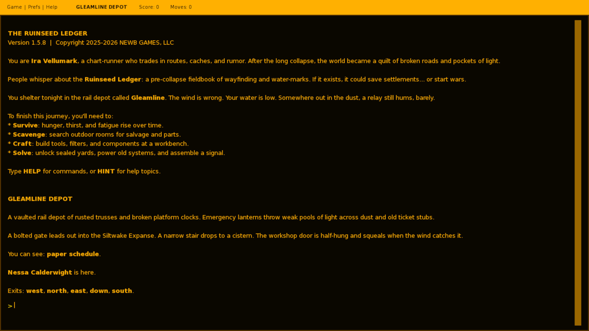 Terminal Tales: An Interactive Fiction Anthology screenshot 6